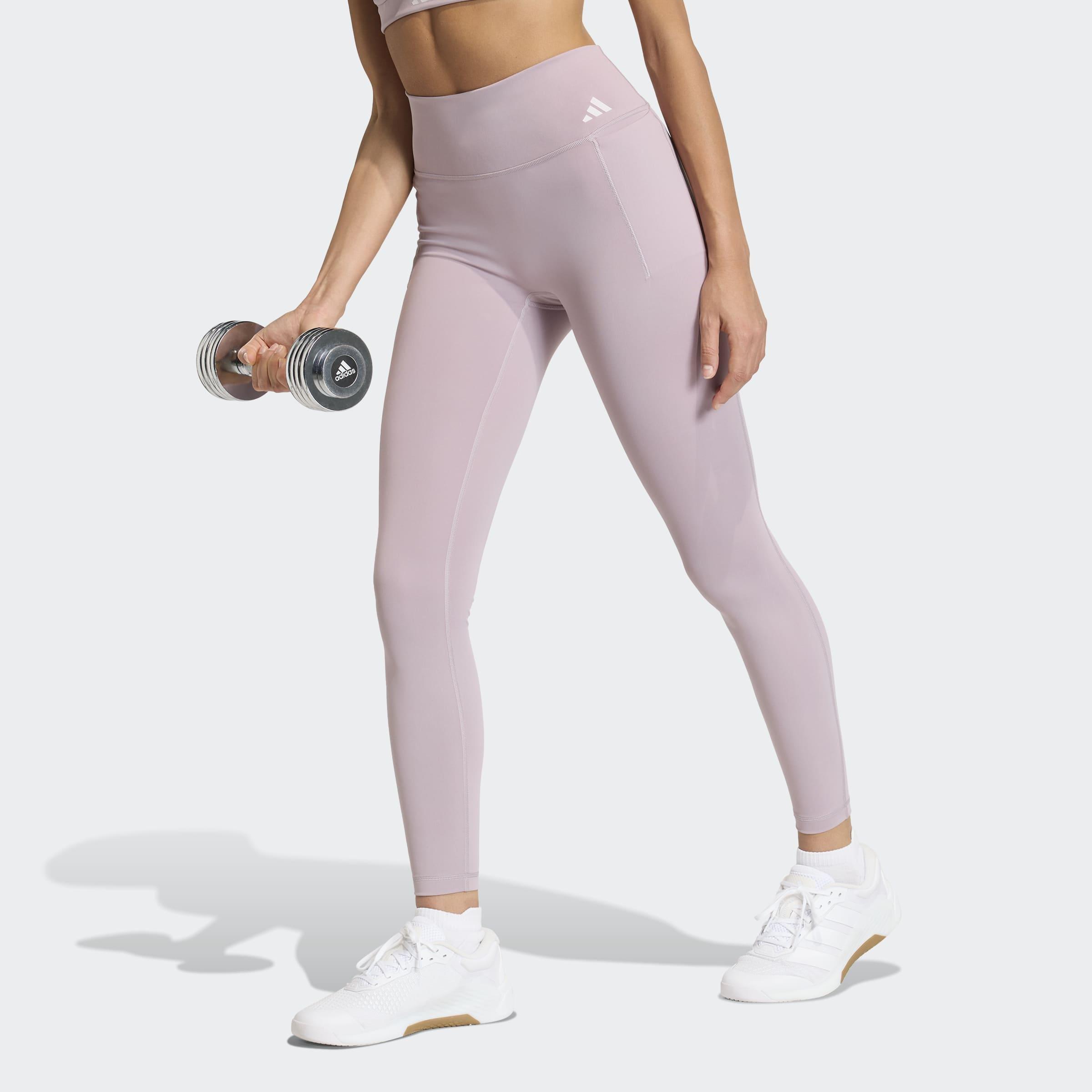 Optime Workout Full Length Leggings, Purple, A701_ONE, large image number 4