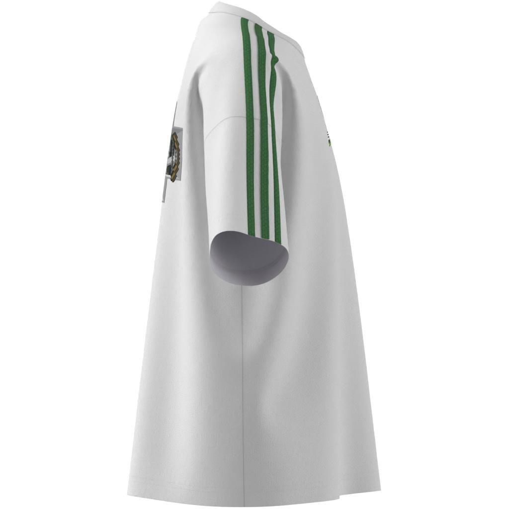 Kids Unisex adidas Originals X Minecraft Graphic T-Shirt, White, A701_ONE, large image number 13