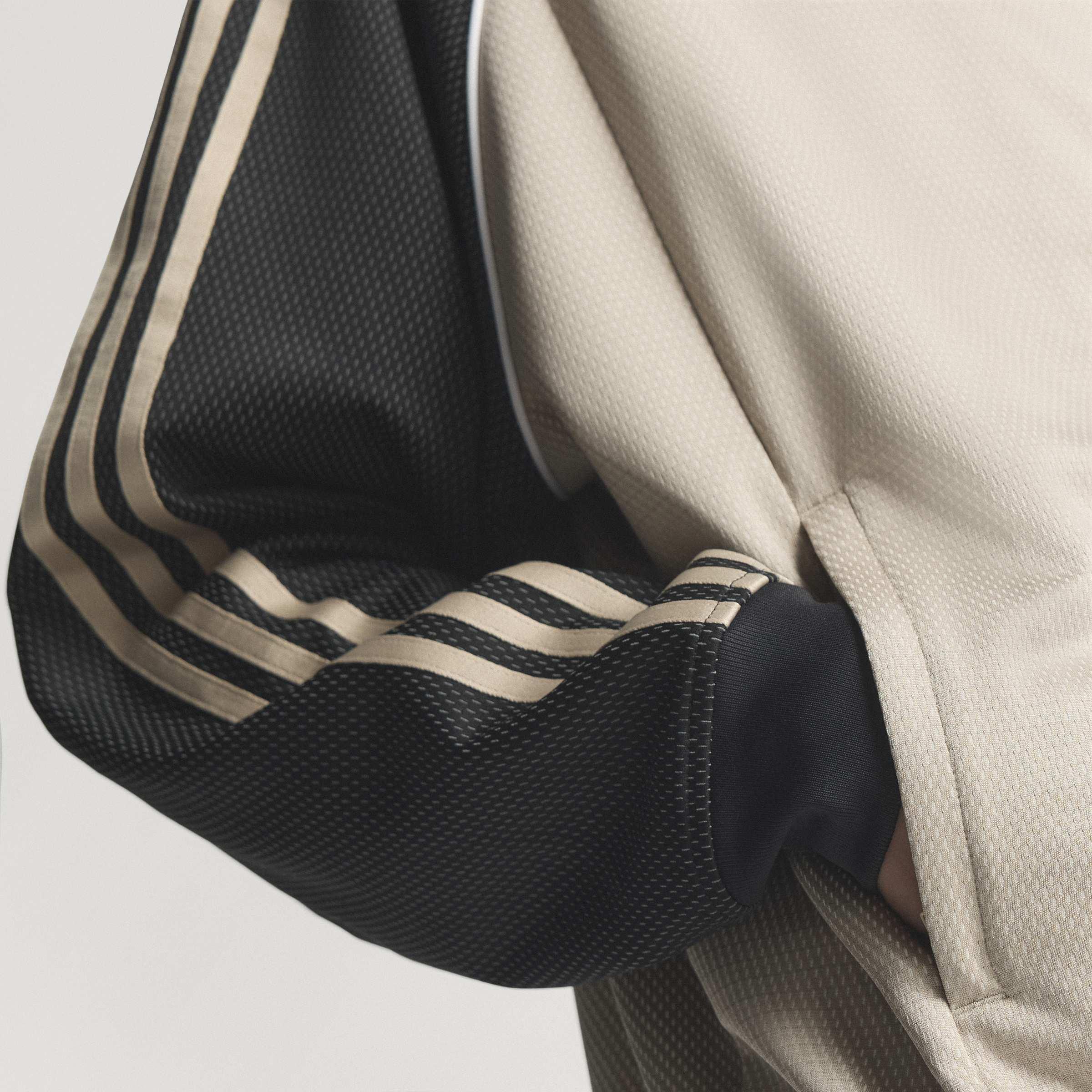 Loose Mesh Track Top, Beige, A701_ONE, large image number 7