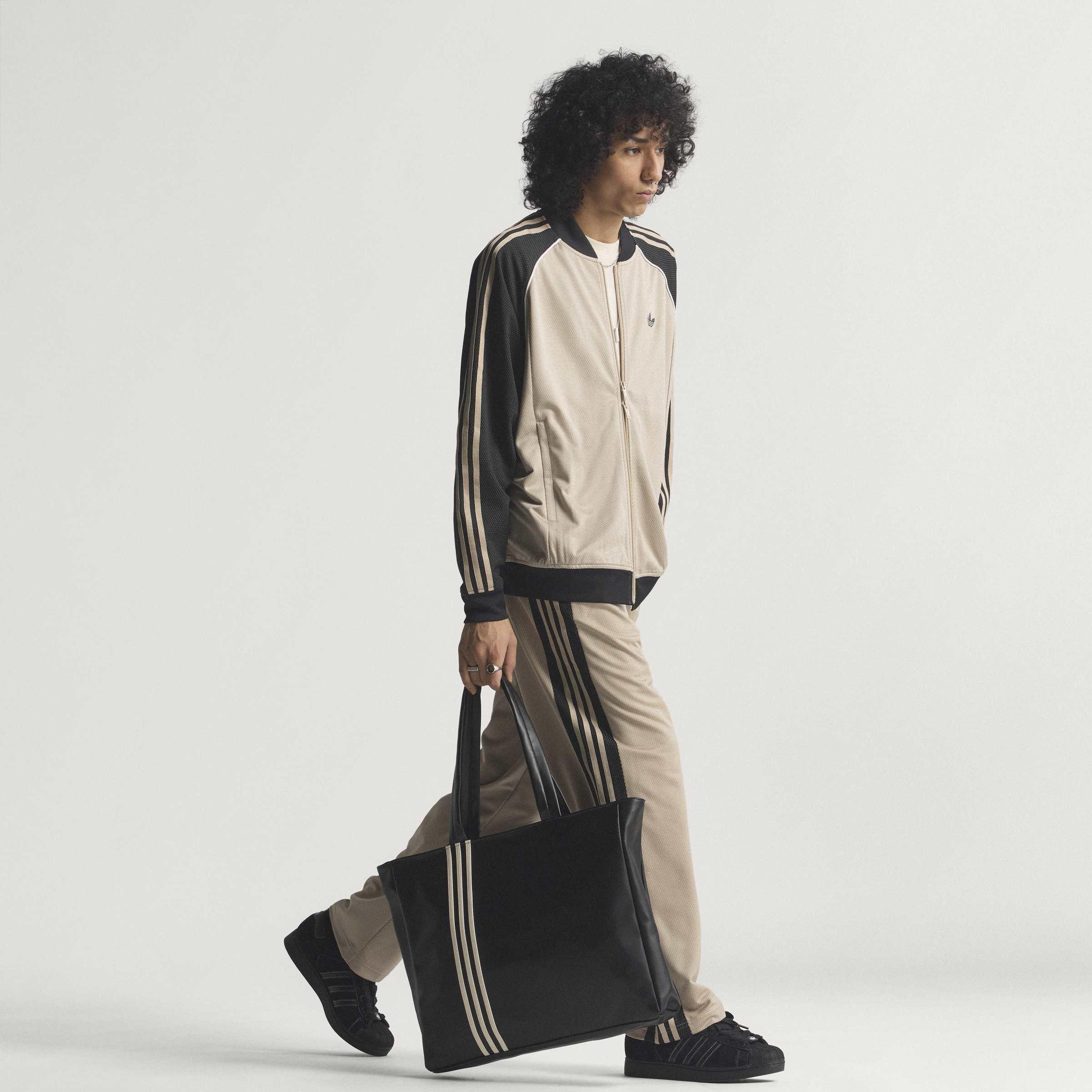 Loose Mesh Track Top, Beige, A701_ONE, large image number 9