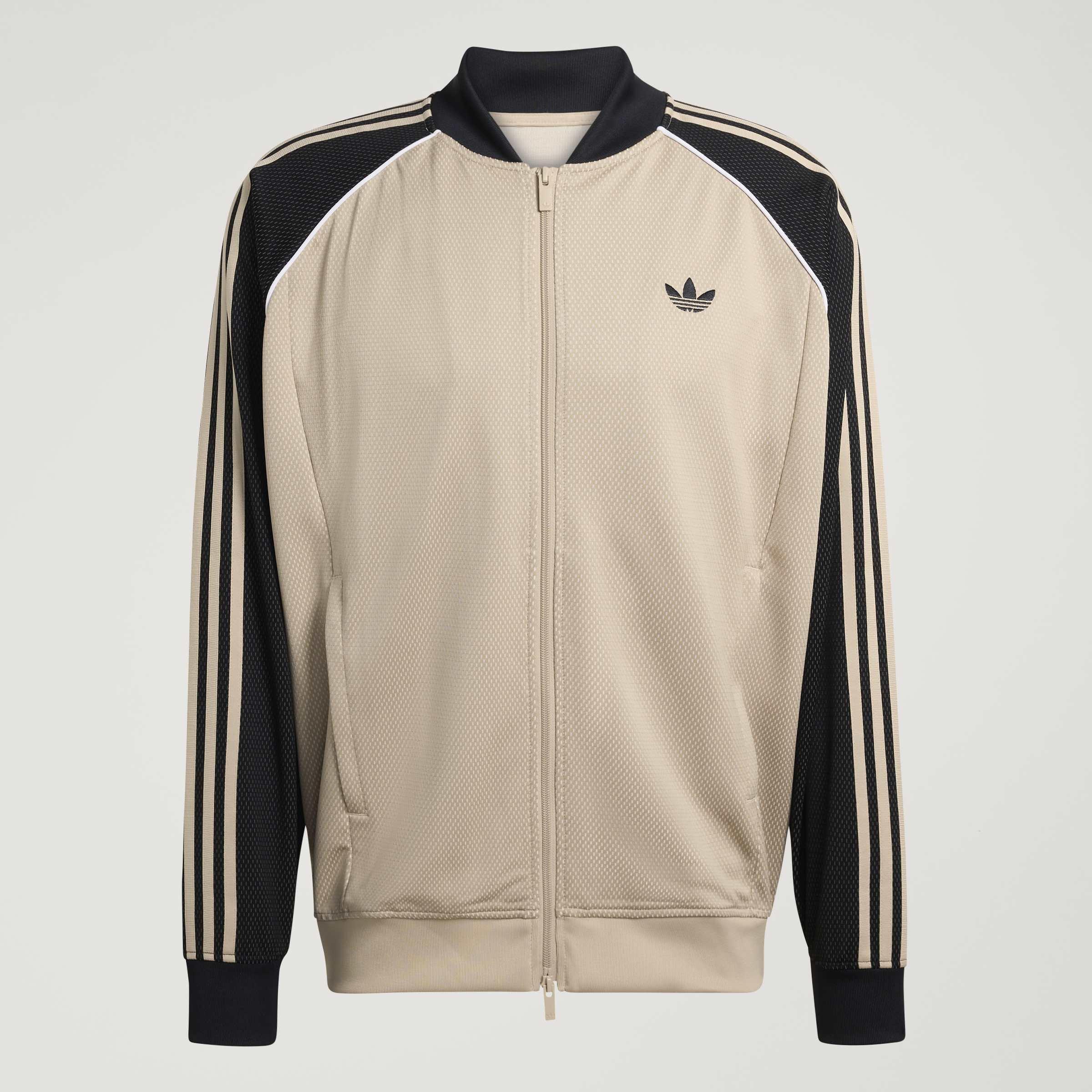 Loose Mesh Track Top, Beige, A701_ONE, large image number 11