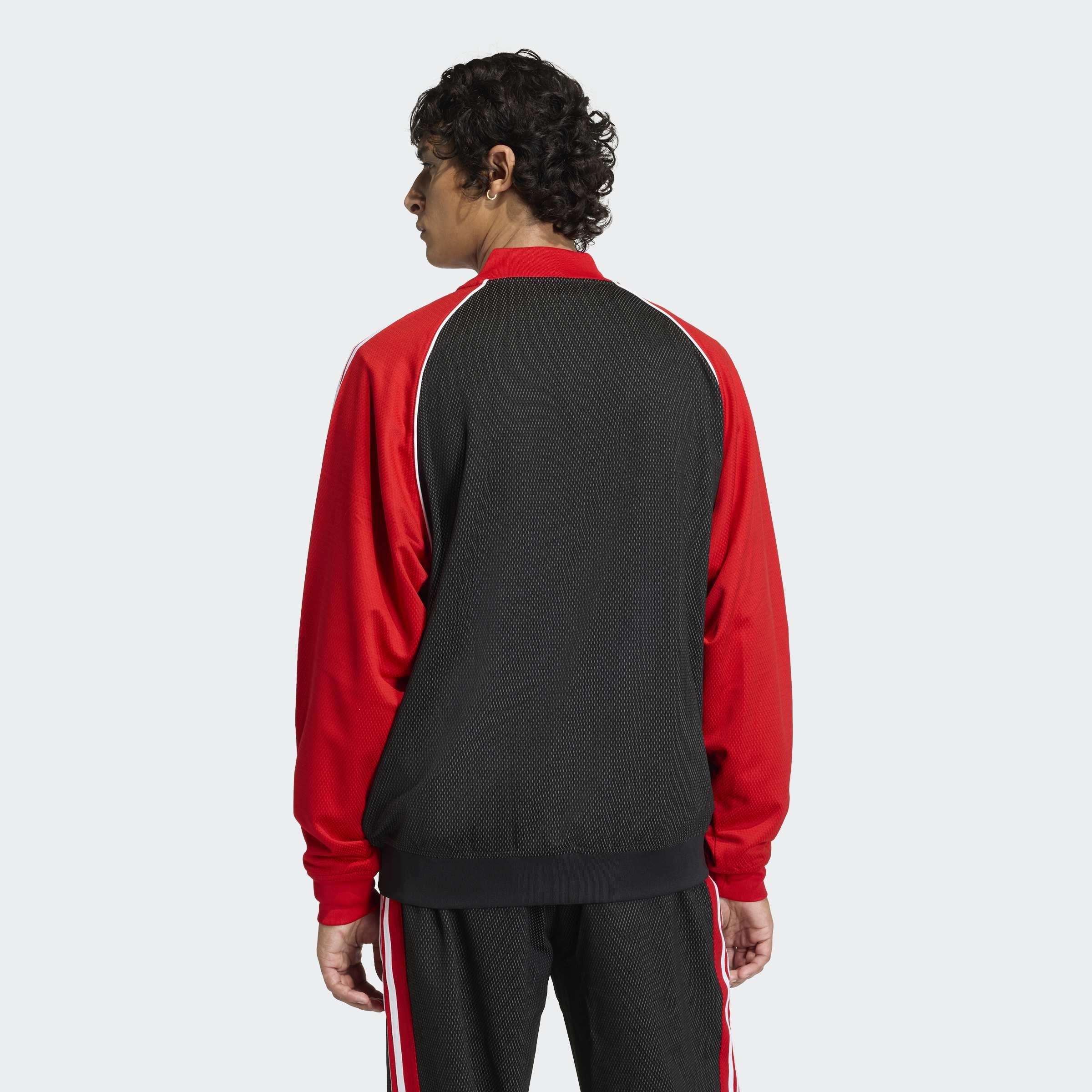 Sst Loose Mesh Track Top, Black, A701_ONE, large image number 1