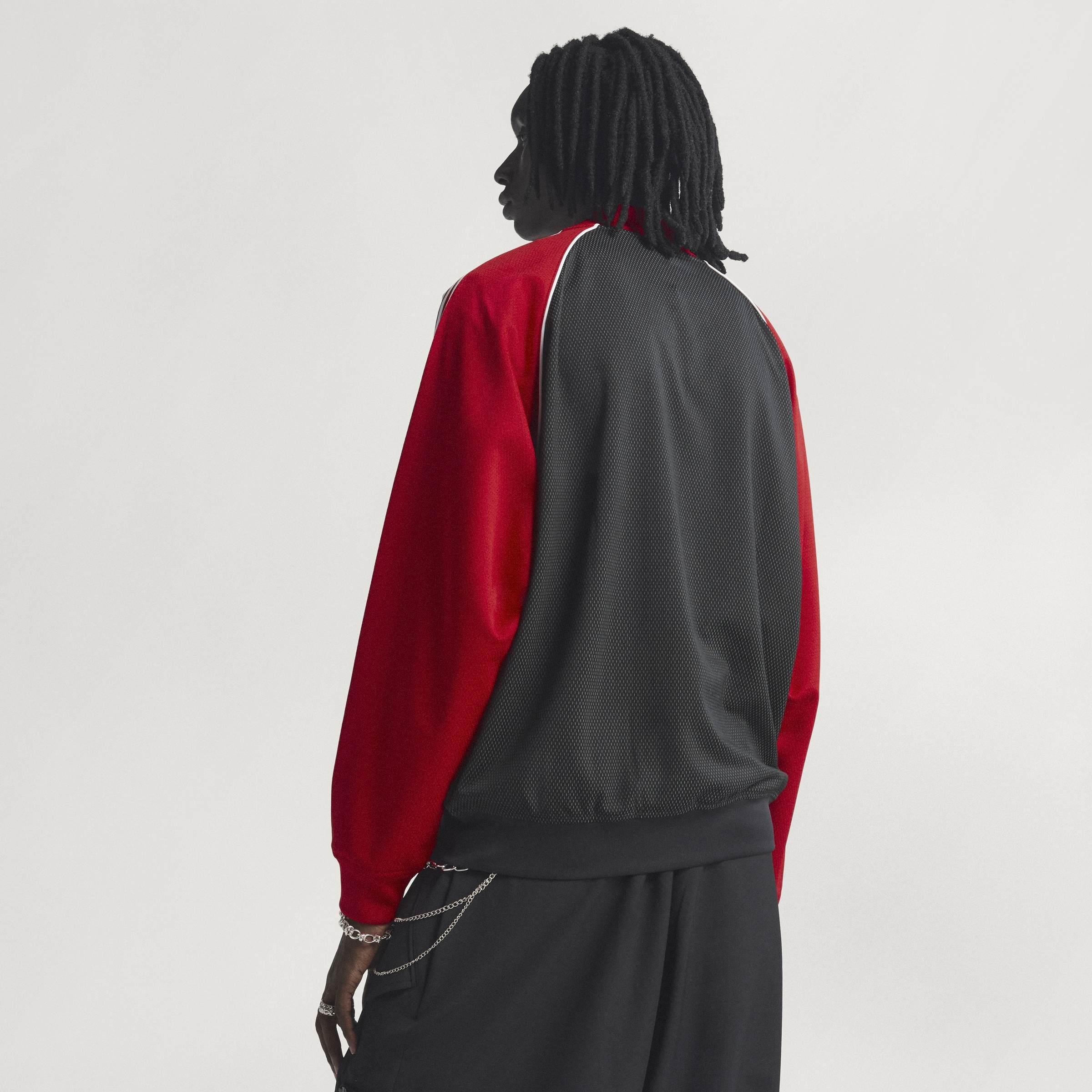 Sst Loose Mesh Track Top, Black, A701_ONE, large image number 7