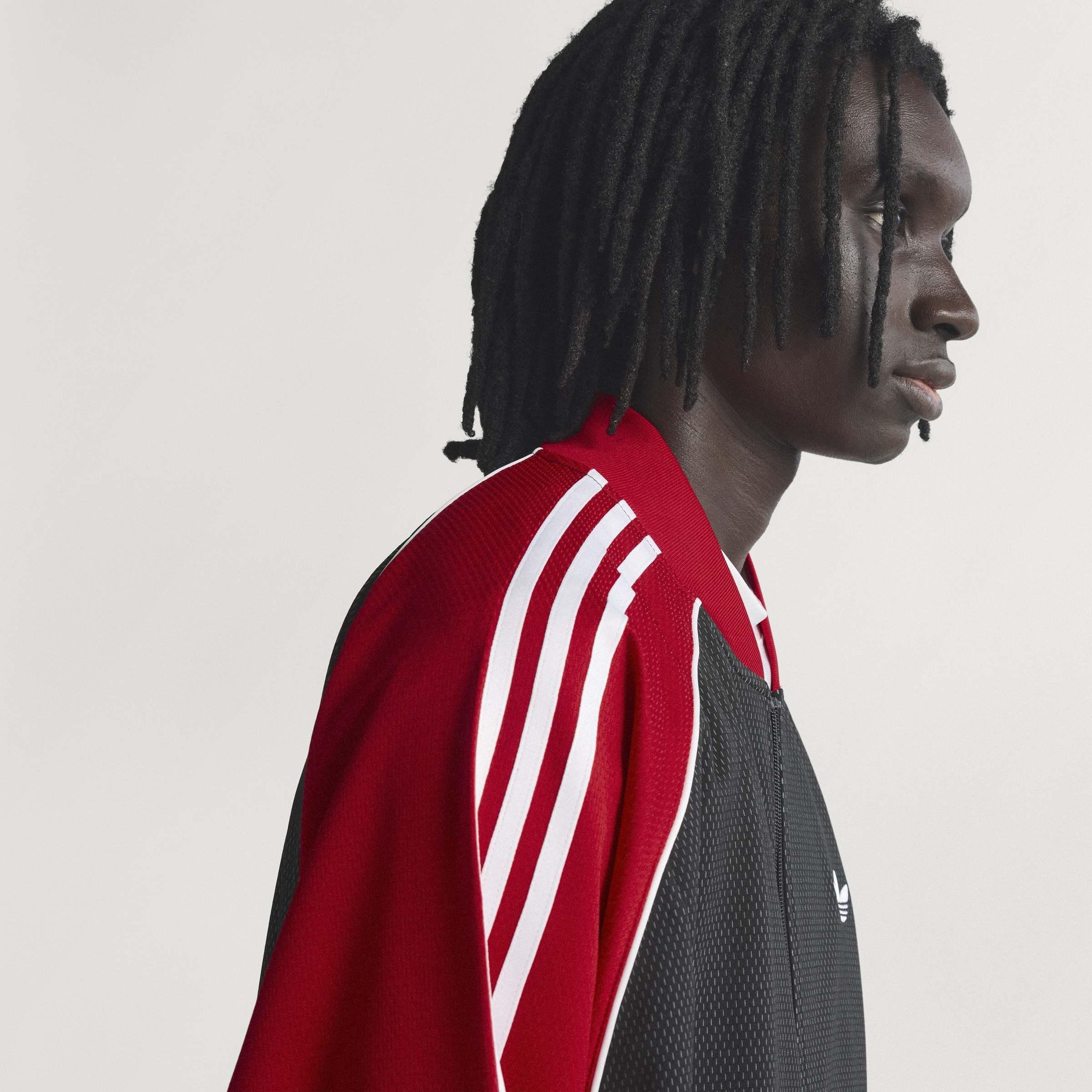 Sst Loose Mesh Track Top, Black, A701_ONE, large image number 10