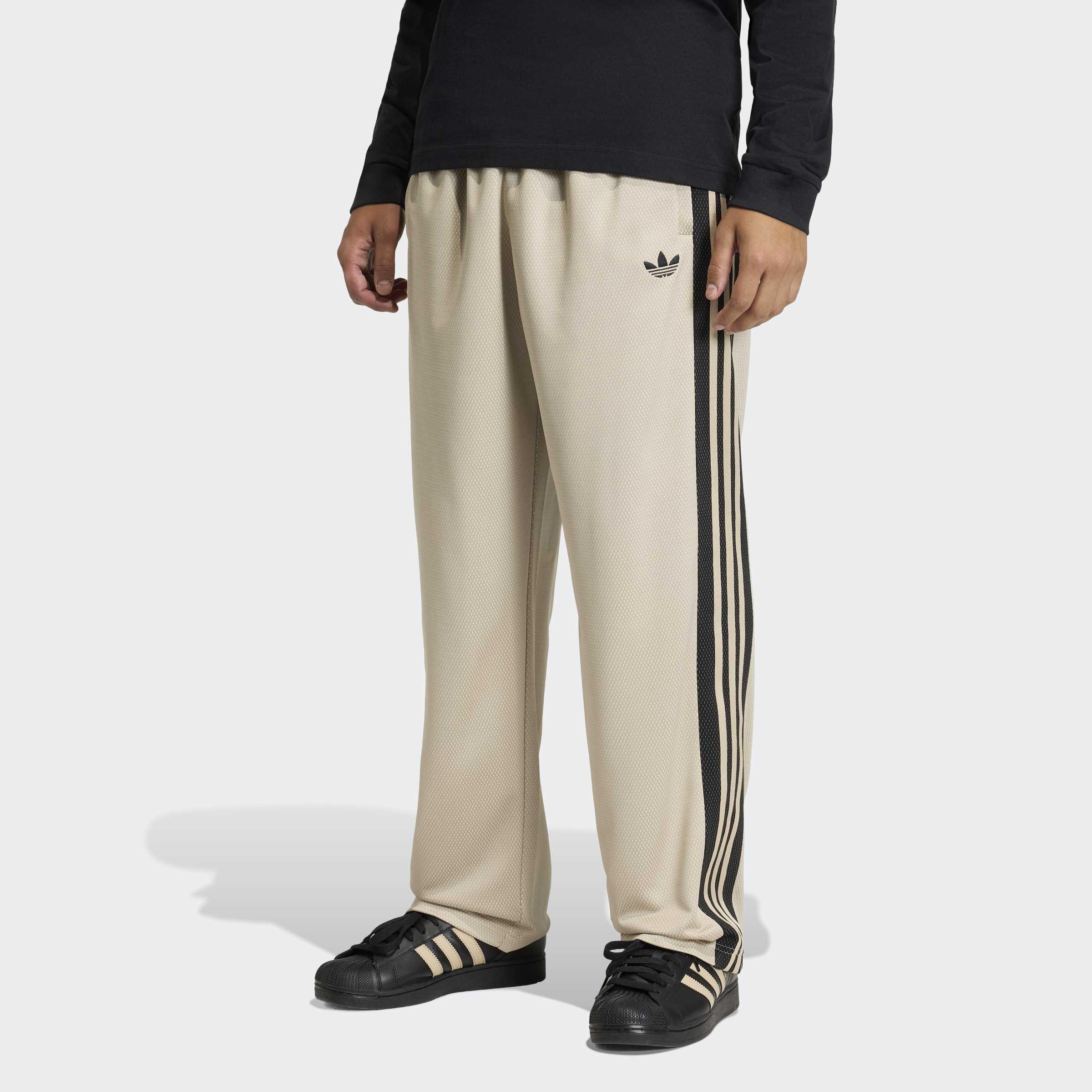 LOOSE MESH Tracksuit Bottoms, Beige, A701_ONE, large image number 4