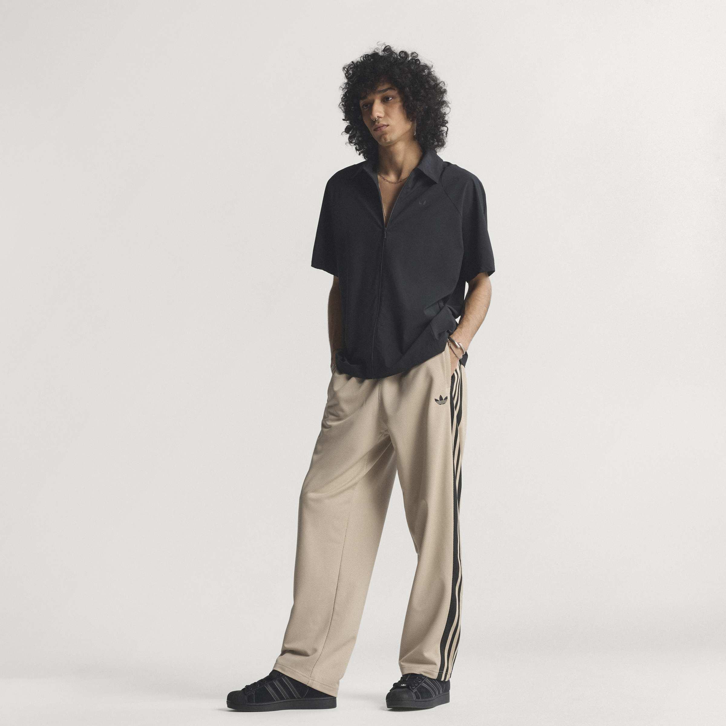 LOOSE MESH Tracksuit Bottoms, Beige, A701_ONE, large image number 7