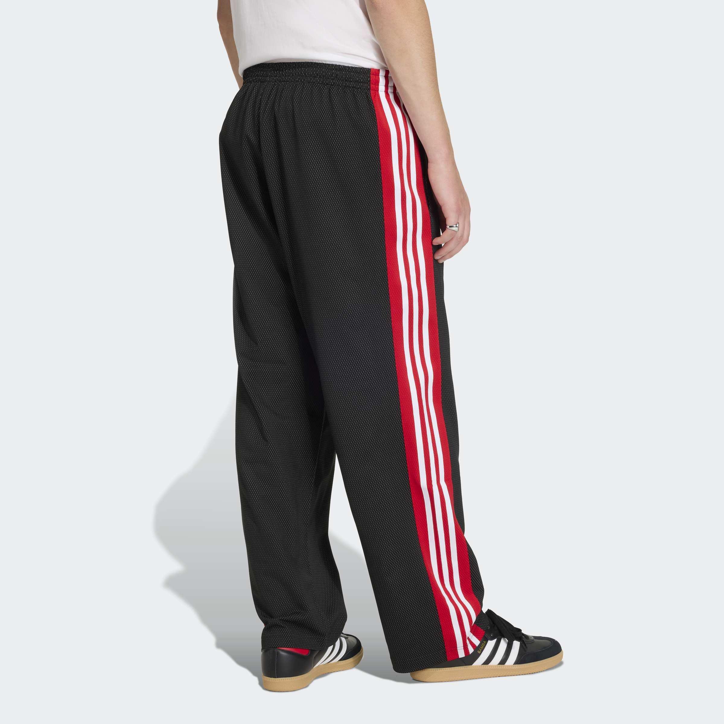 LOOSE MESH Tracksuit Bottoms, Black, A701_ONE, large image number 1
