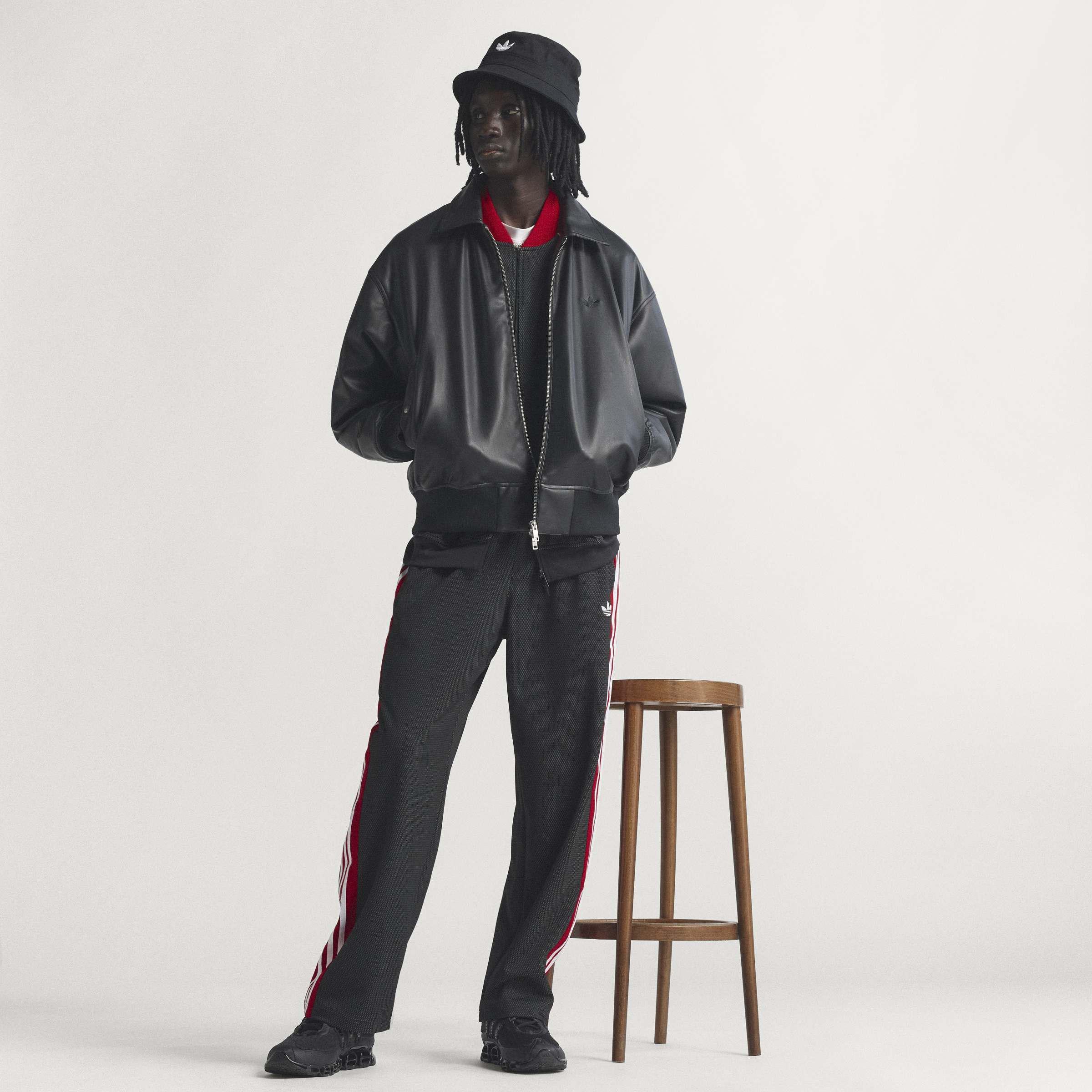 LOOSE MESH Tracksuit Bottoms, Black, A701_ONE, large image number 8