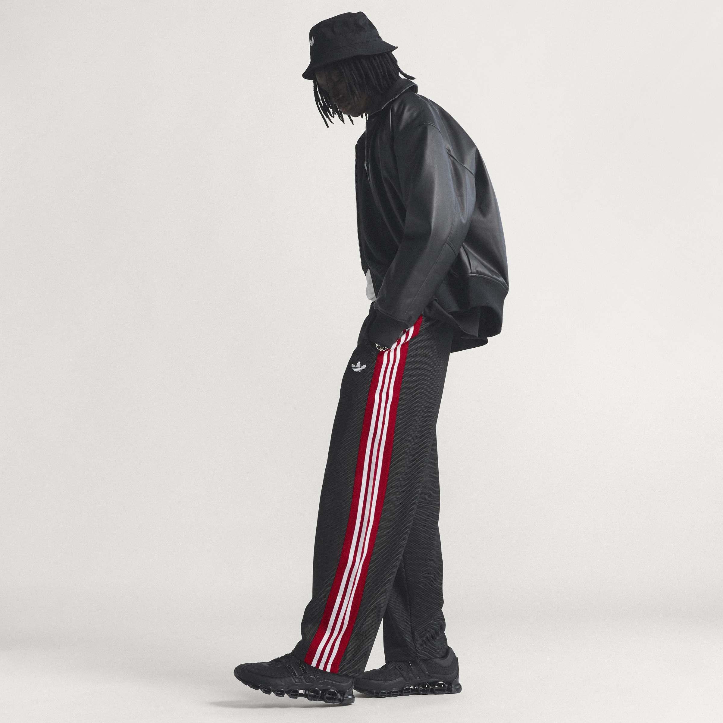 LOOSE MESH Tracksuit Bottoms, Black, A701_ONE, large image number 9