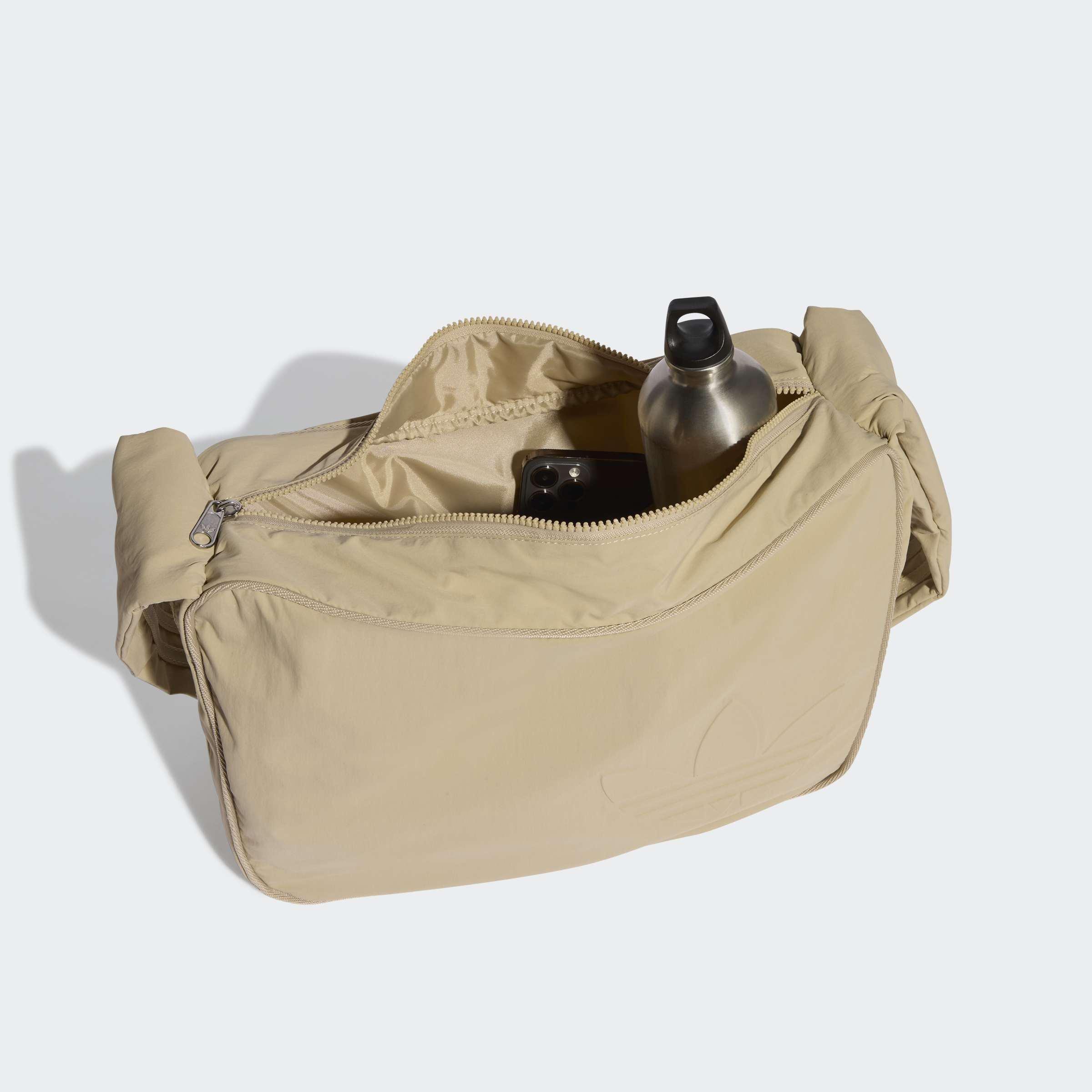 Unisex Crossbody Bowling Bag, Beige, A701_ONE, medium