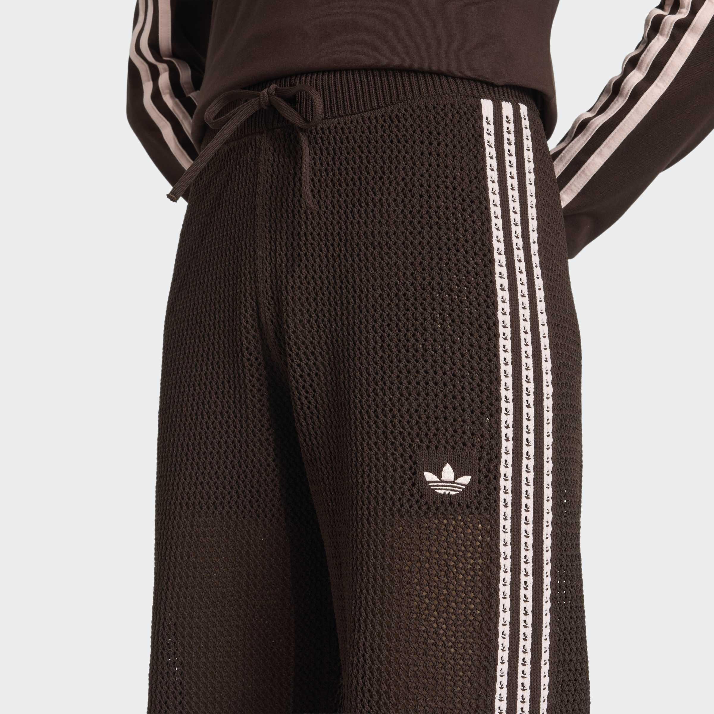 Knitted Crochet Firebird Tracksuit Bottoms, Brown, A701_ONE, large image number 2