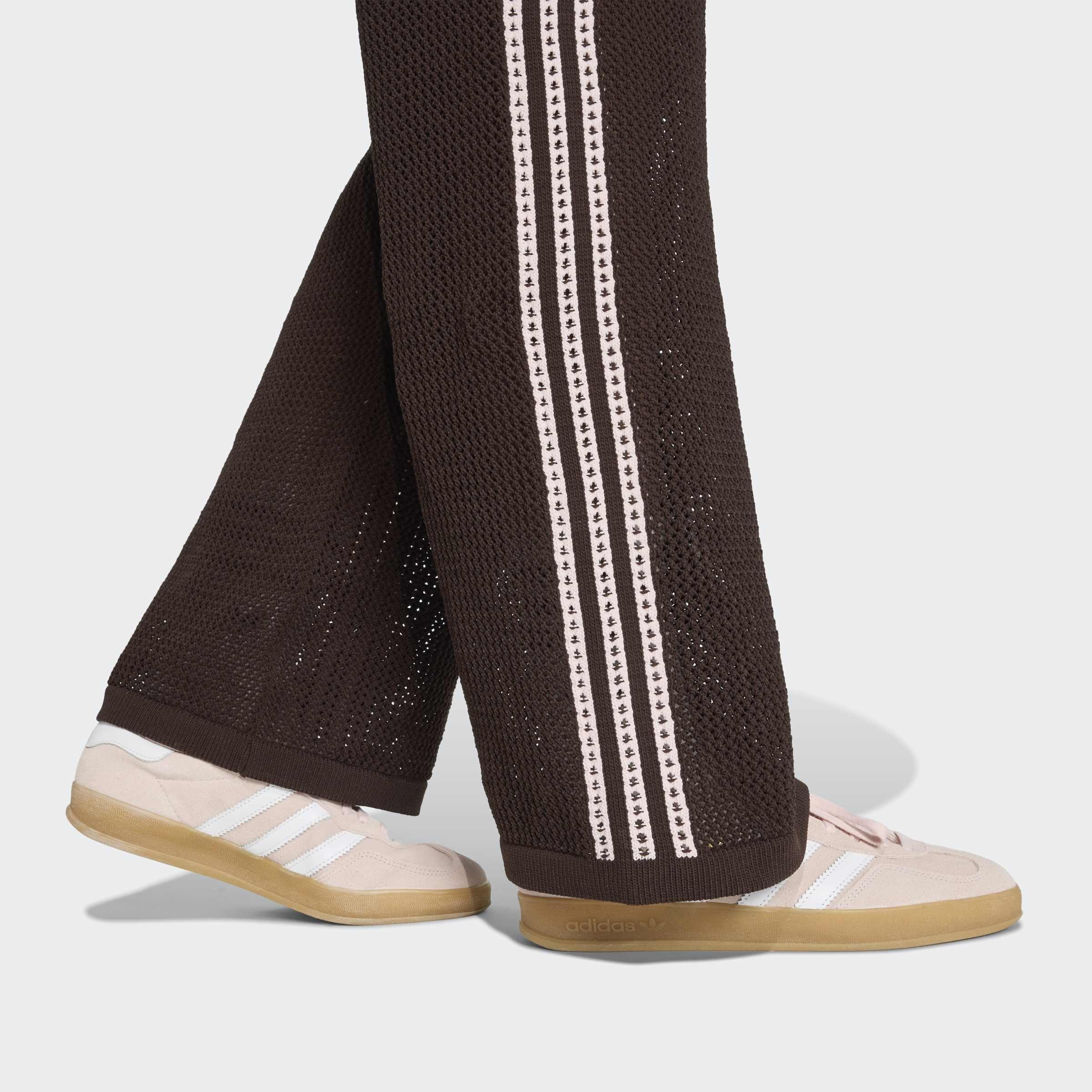 Knitted Crochet Firebird Tracksuit Bottoms, Brown, A701_ONE, large image number 3