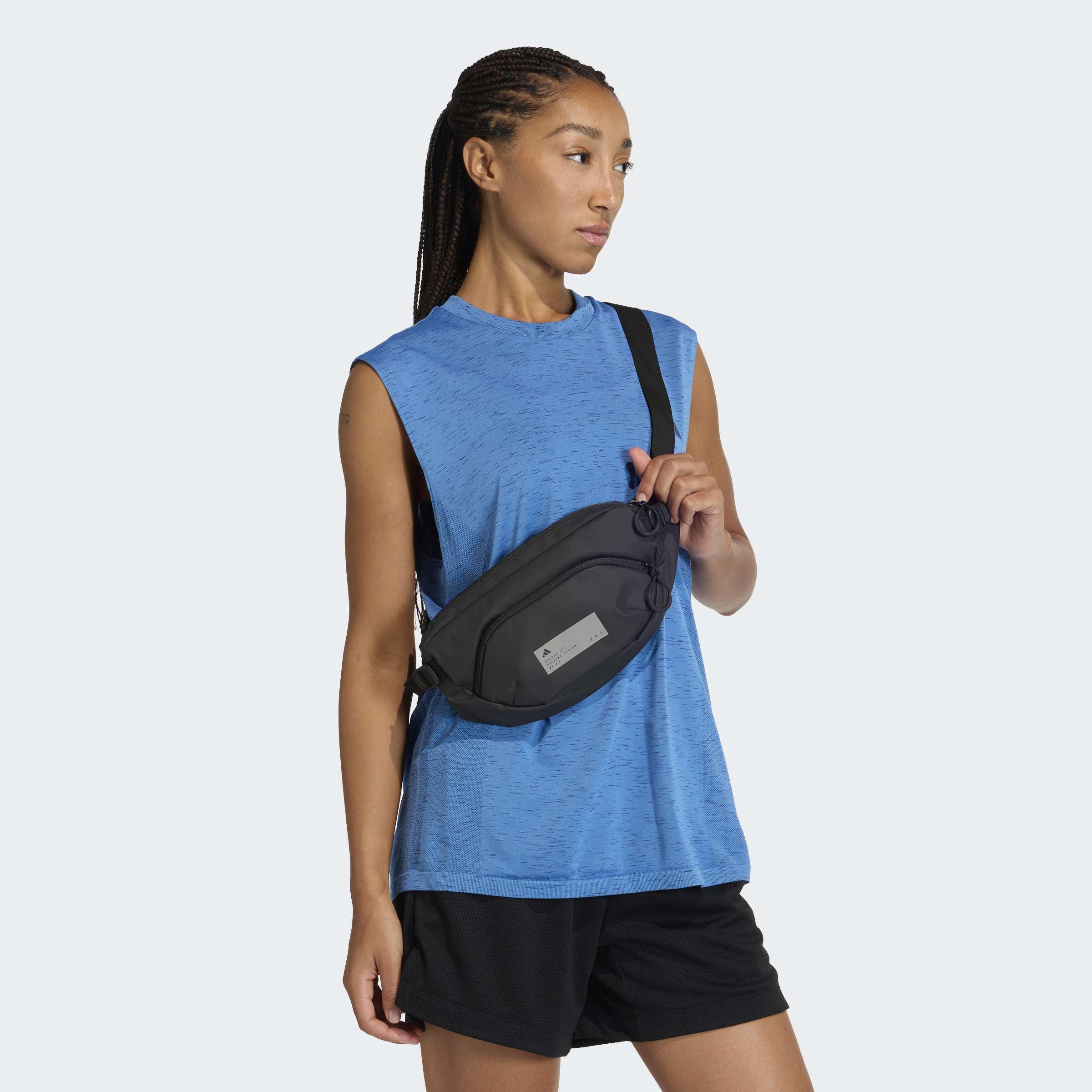 Unisex Hybrid Waistbag, Black, A701_ONE, large image number 7