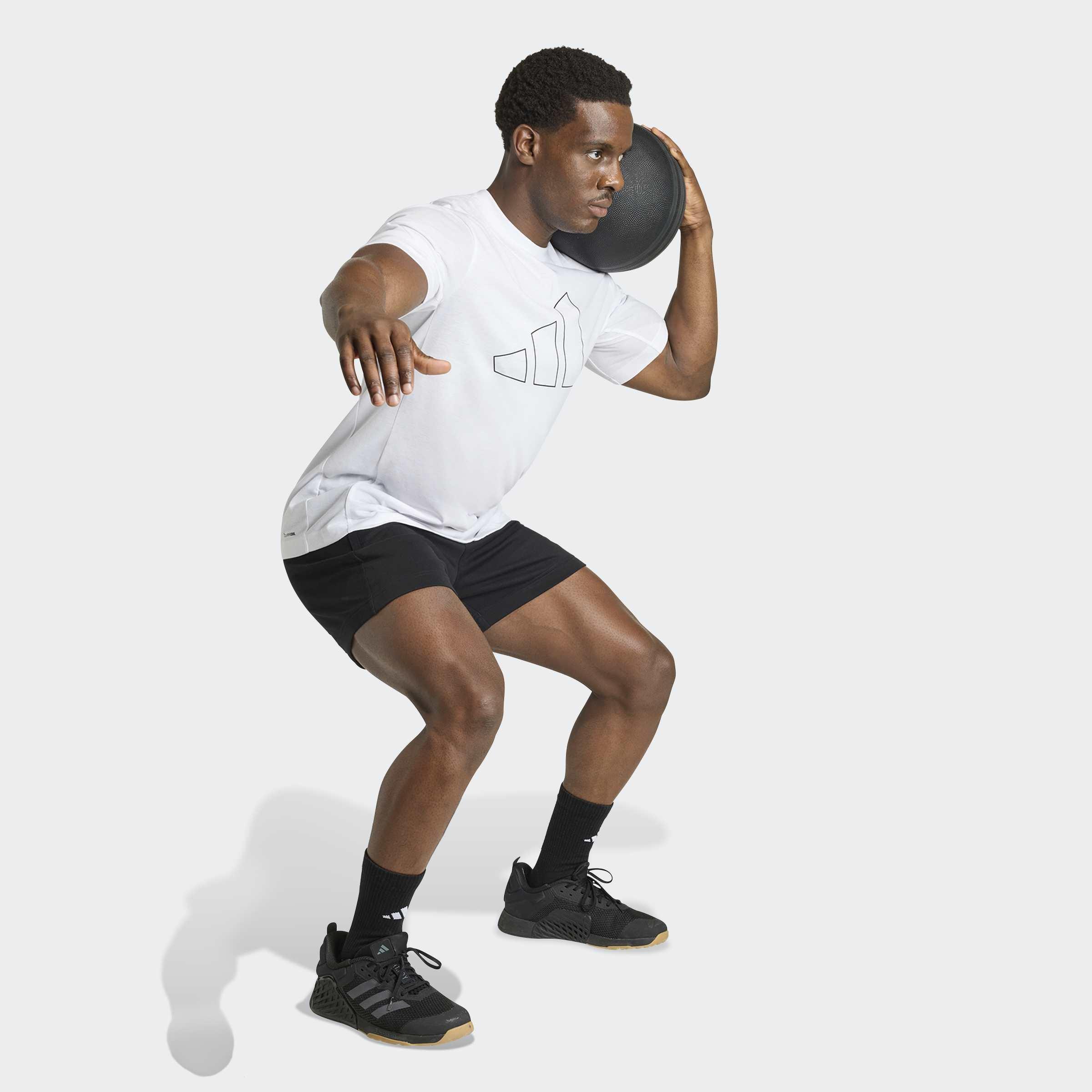 Workout Essentials Feelready Logo T-Shirt, White, A701_ONE, large image number 4