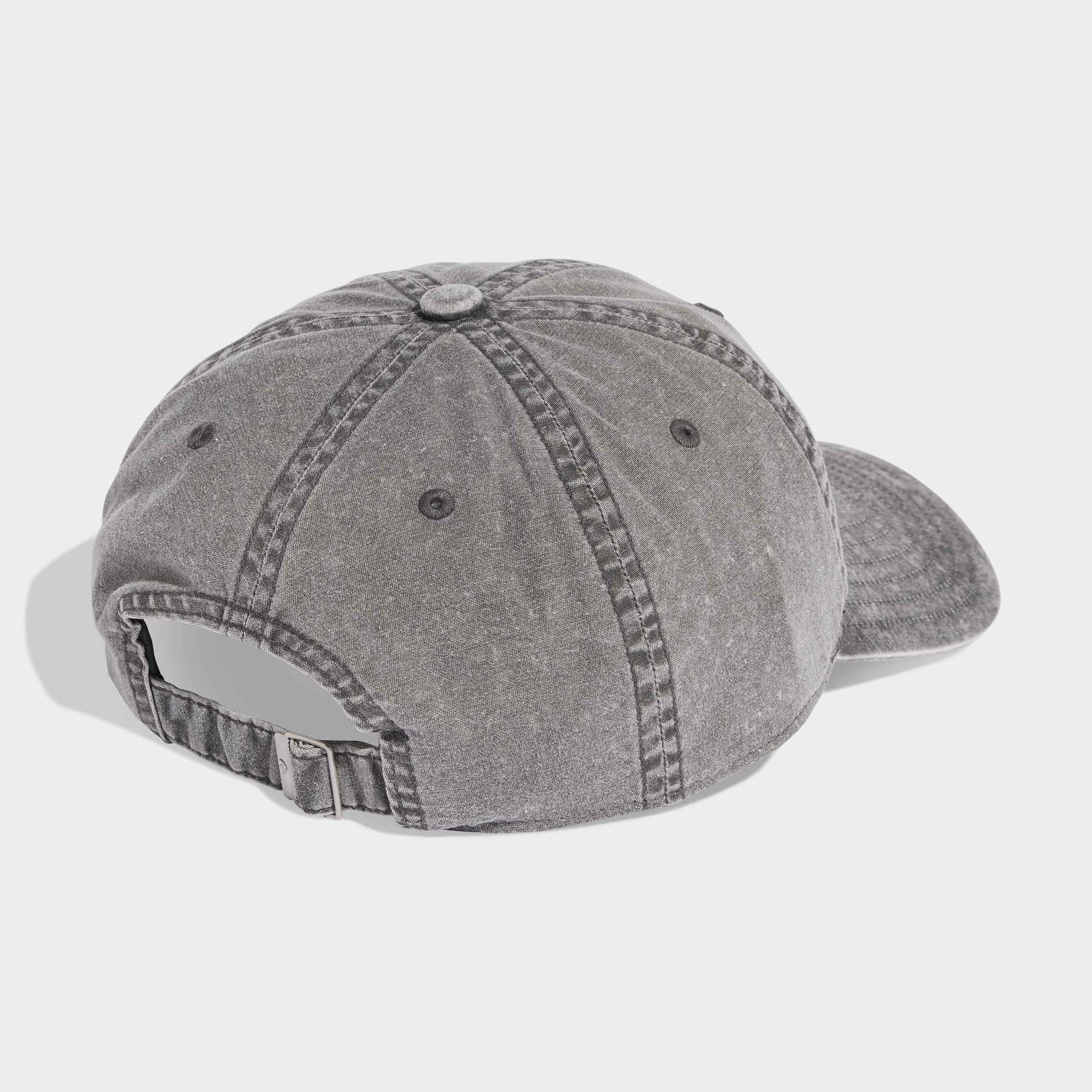 Unisex Baseball Cap Washed, Black