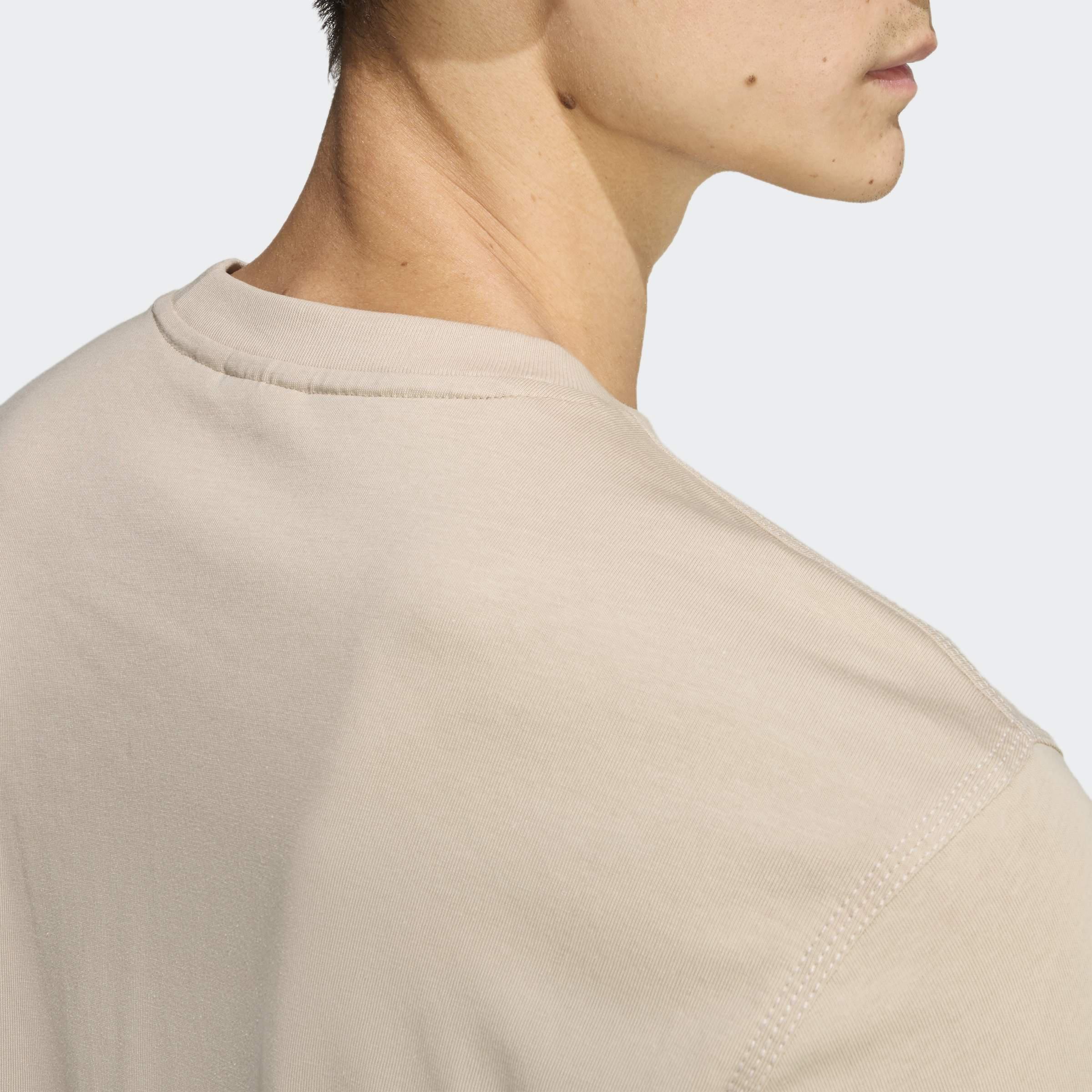 Trefoil Essentials Tee, Beige, A701_ONE, large image number 1