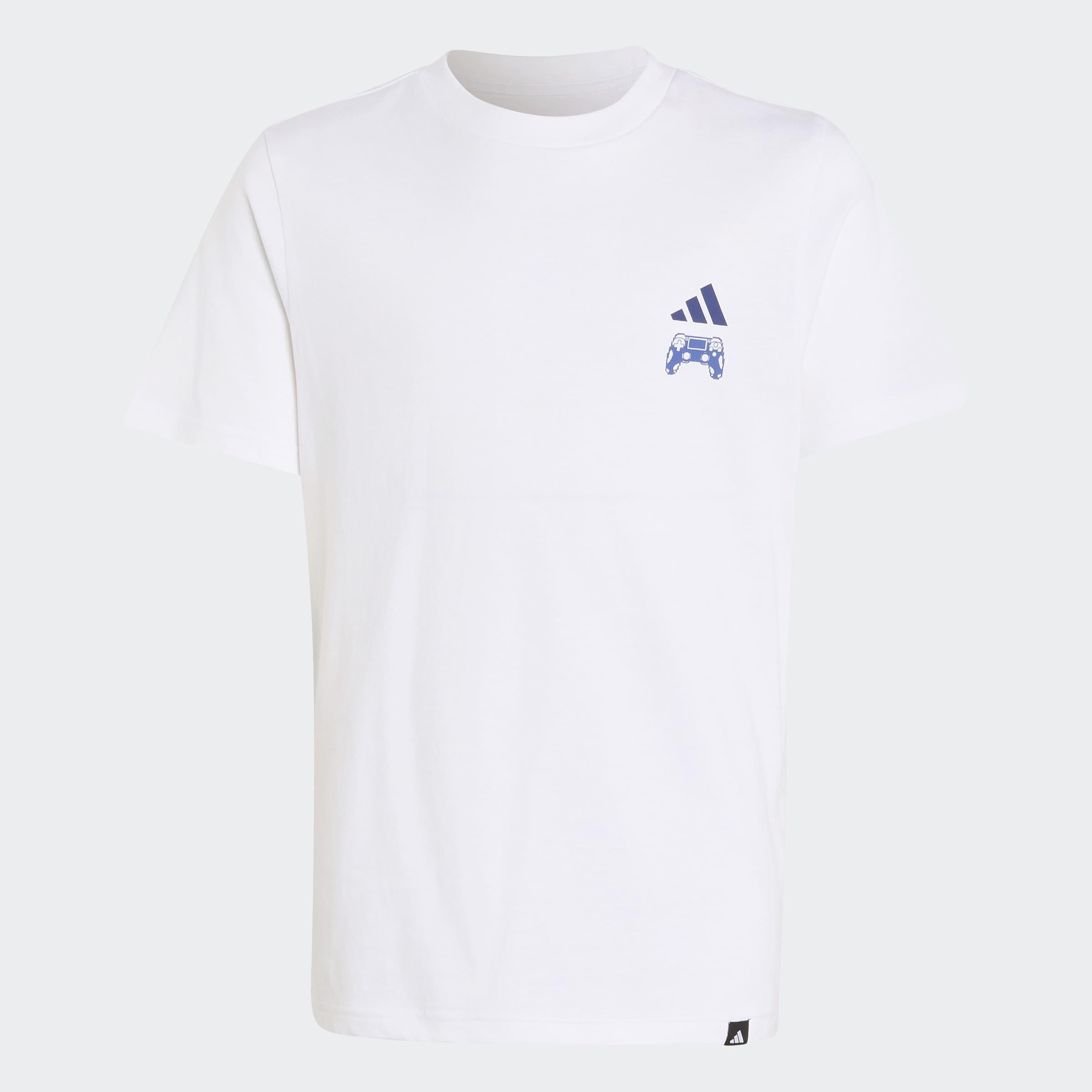 Kids Unisex Gaming Graphic T-Shirt, White