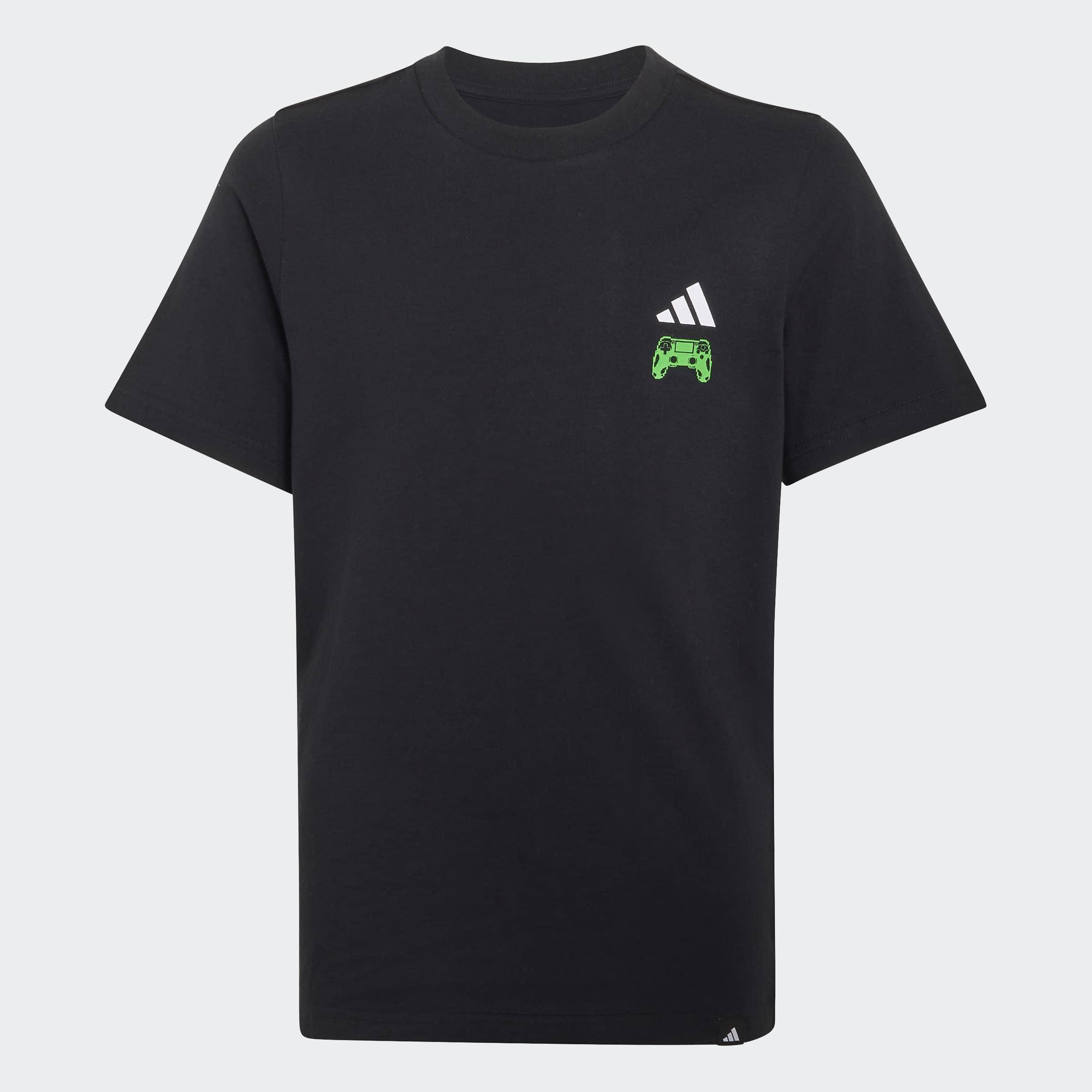 Kids Unisex Gaming Graphic T-Shirt, Black