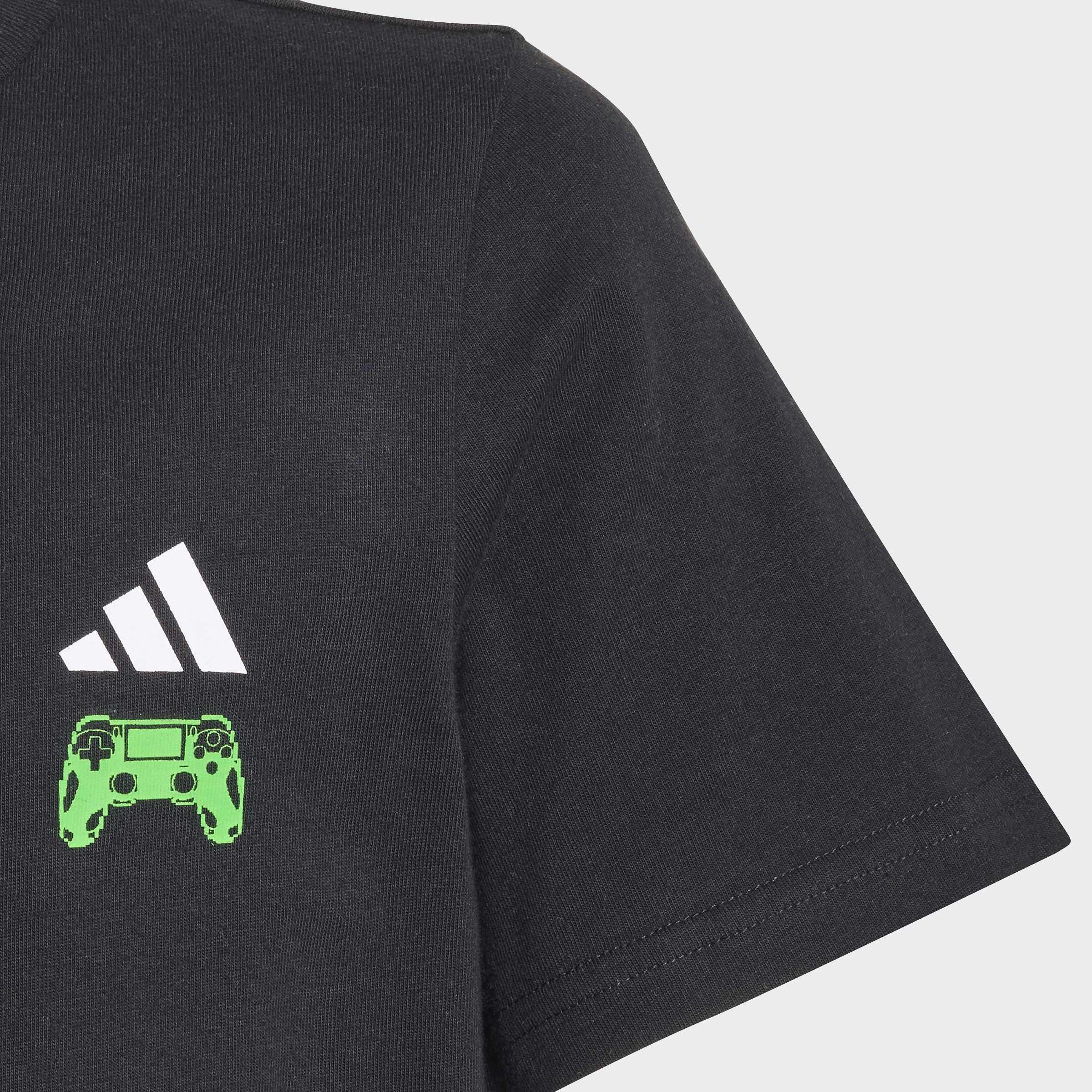 Kids Unisex Gaming Graphic T-Shirt, Black, A701_ONE, large image number 3
