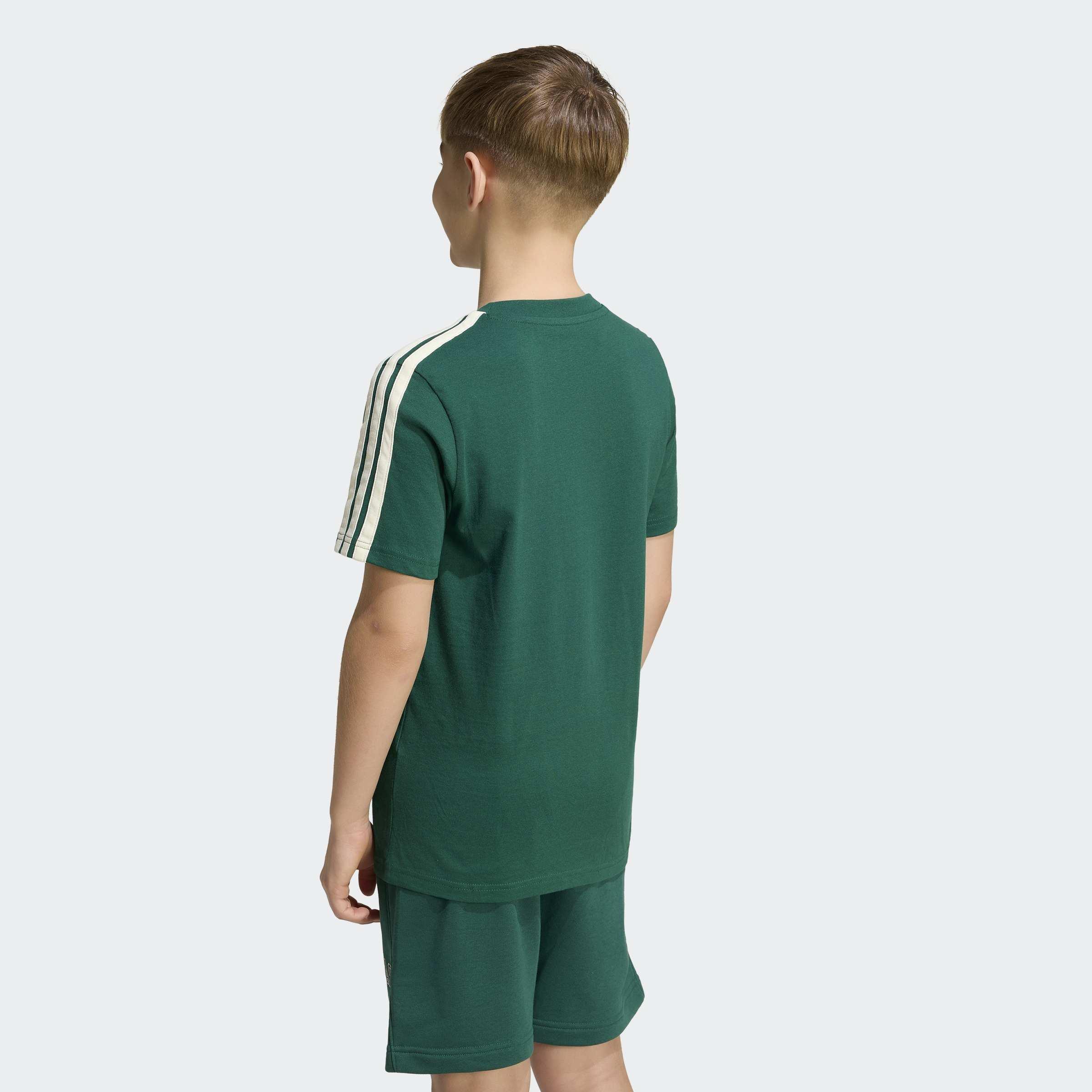 Kids Unisex Collegiate Graphic T-Shirt, Green, A701_ONE, large image number 2
