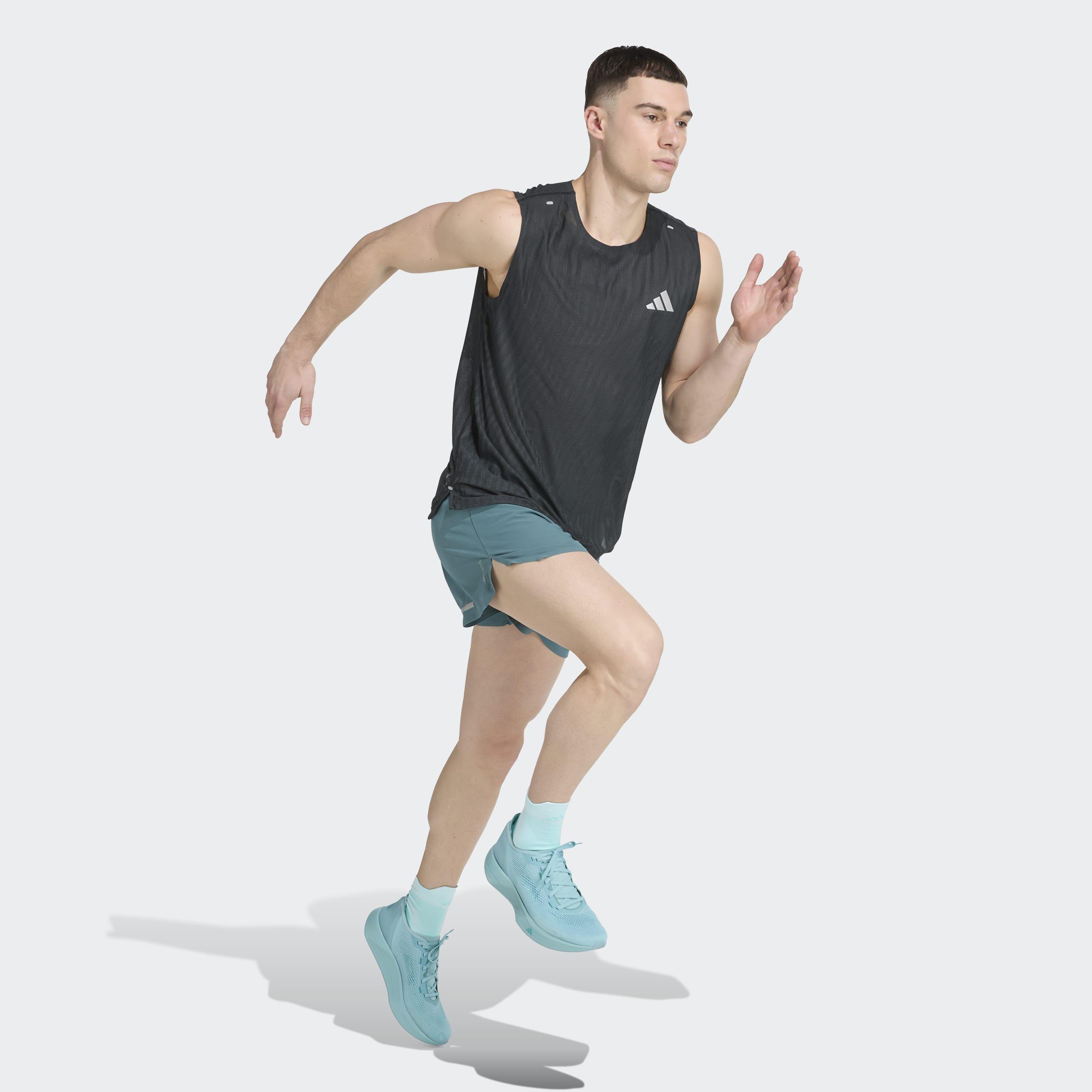 Adi365 Running CLIMACOOL+ Shorts, Green, A701_ONE, large image number 4