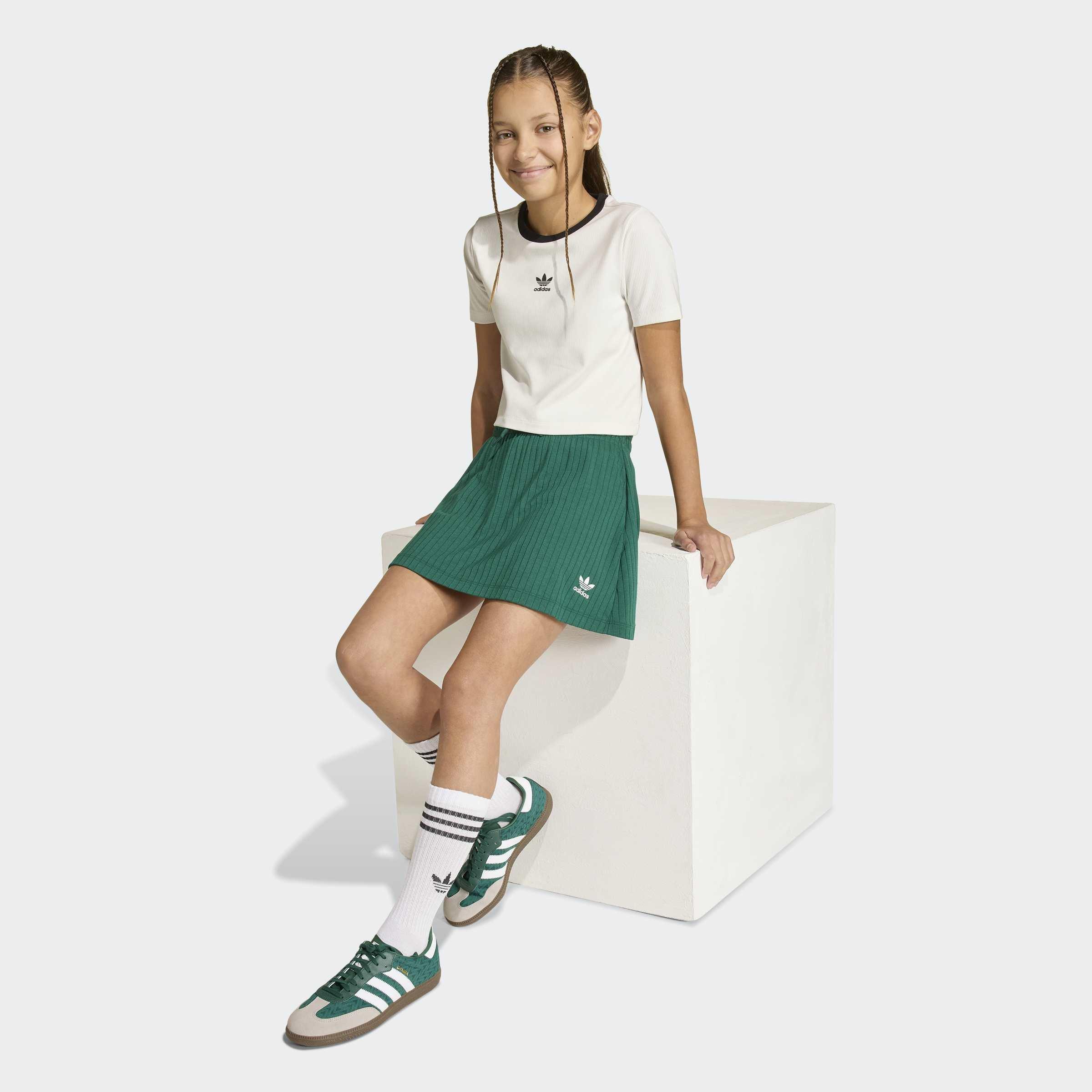 Kids Tight Mini Rib T-Shirt, White, A701_ONE, large image number 3