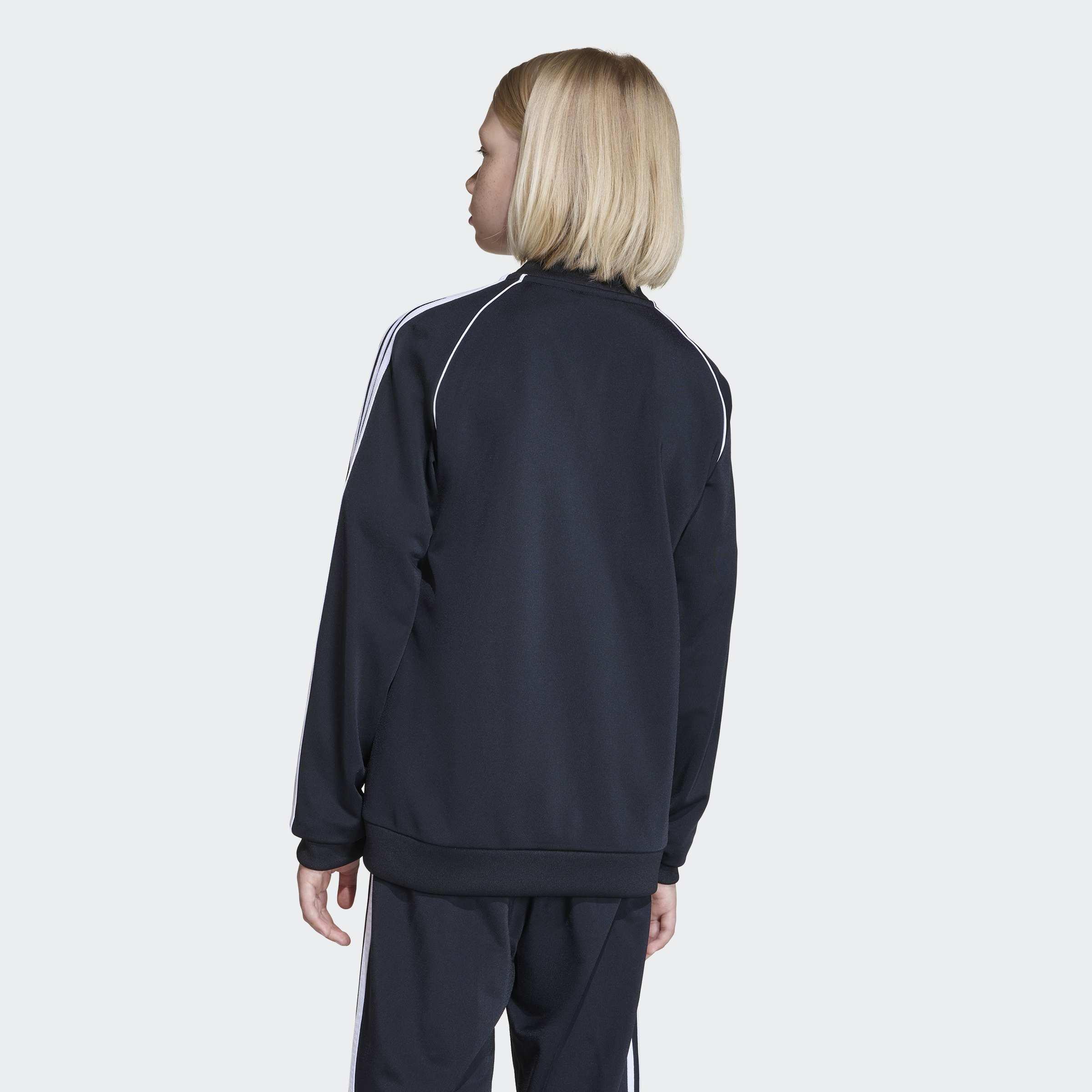 Kids Unisex Sst Track Top, Black, A701_ONE, medium