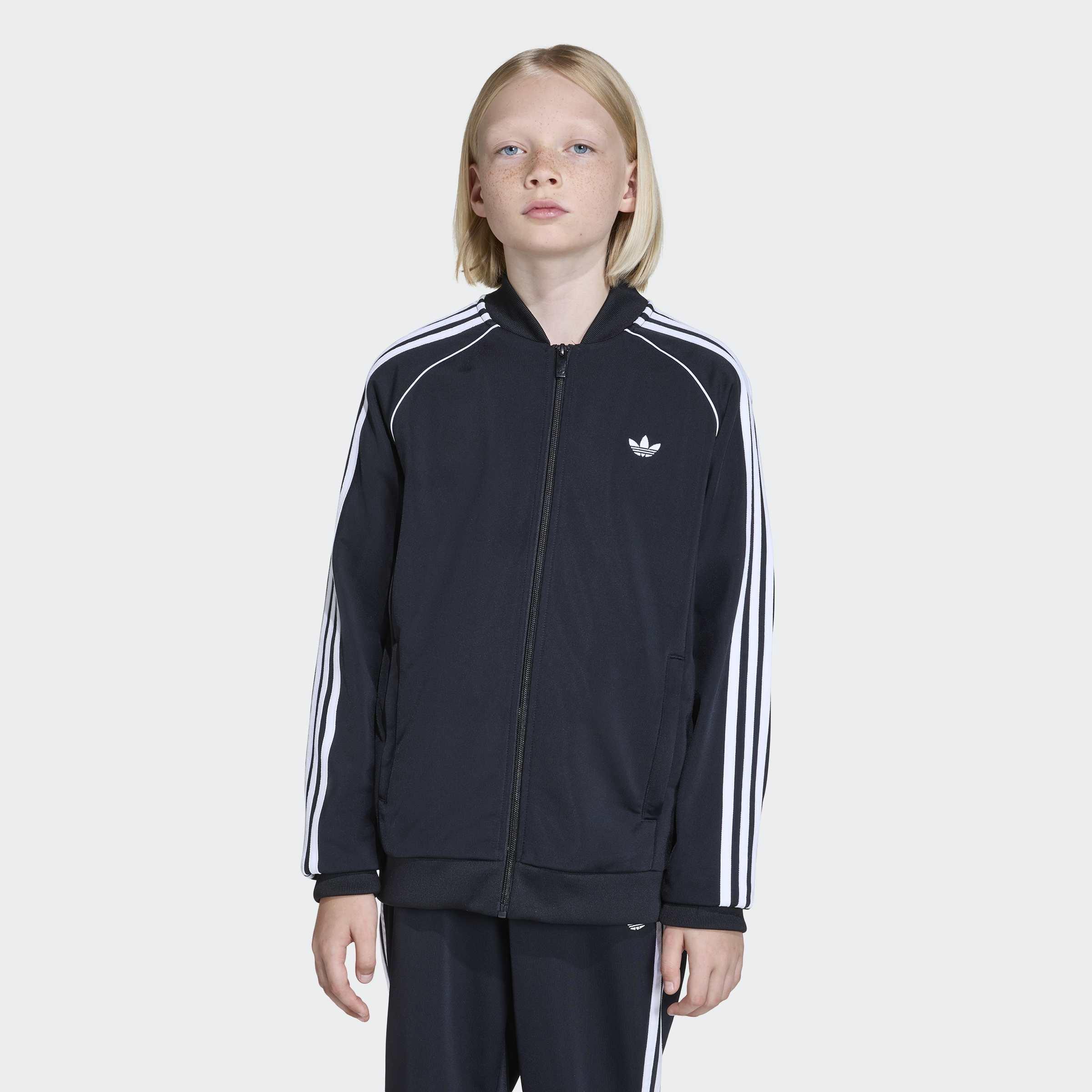 Kids Unisex Sst Track Top, Black, A701_ONE, large image number 5