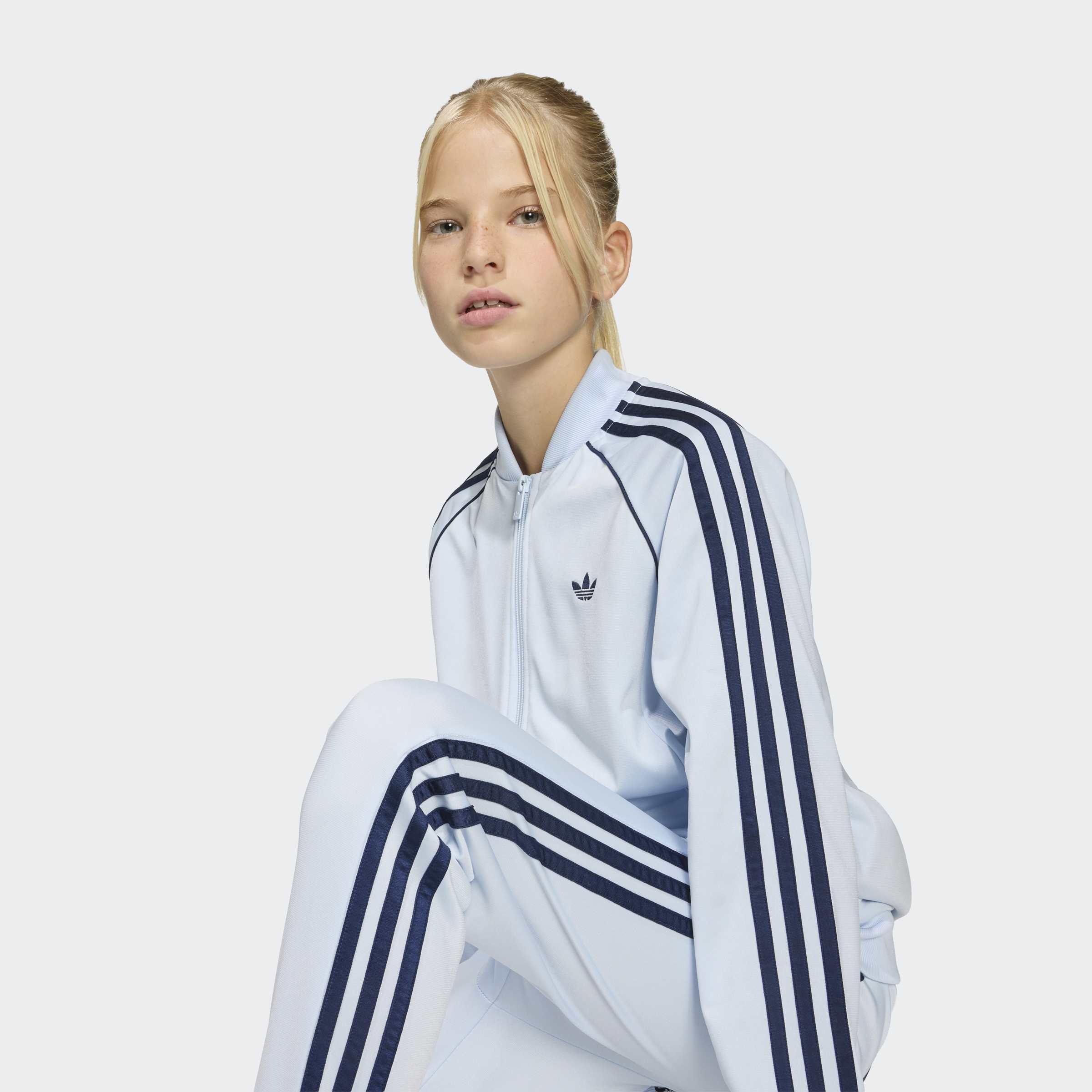 Kids Unisex SST Track Top, Blue, A701_ONE, large image number 3