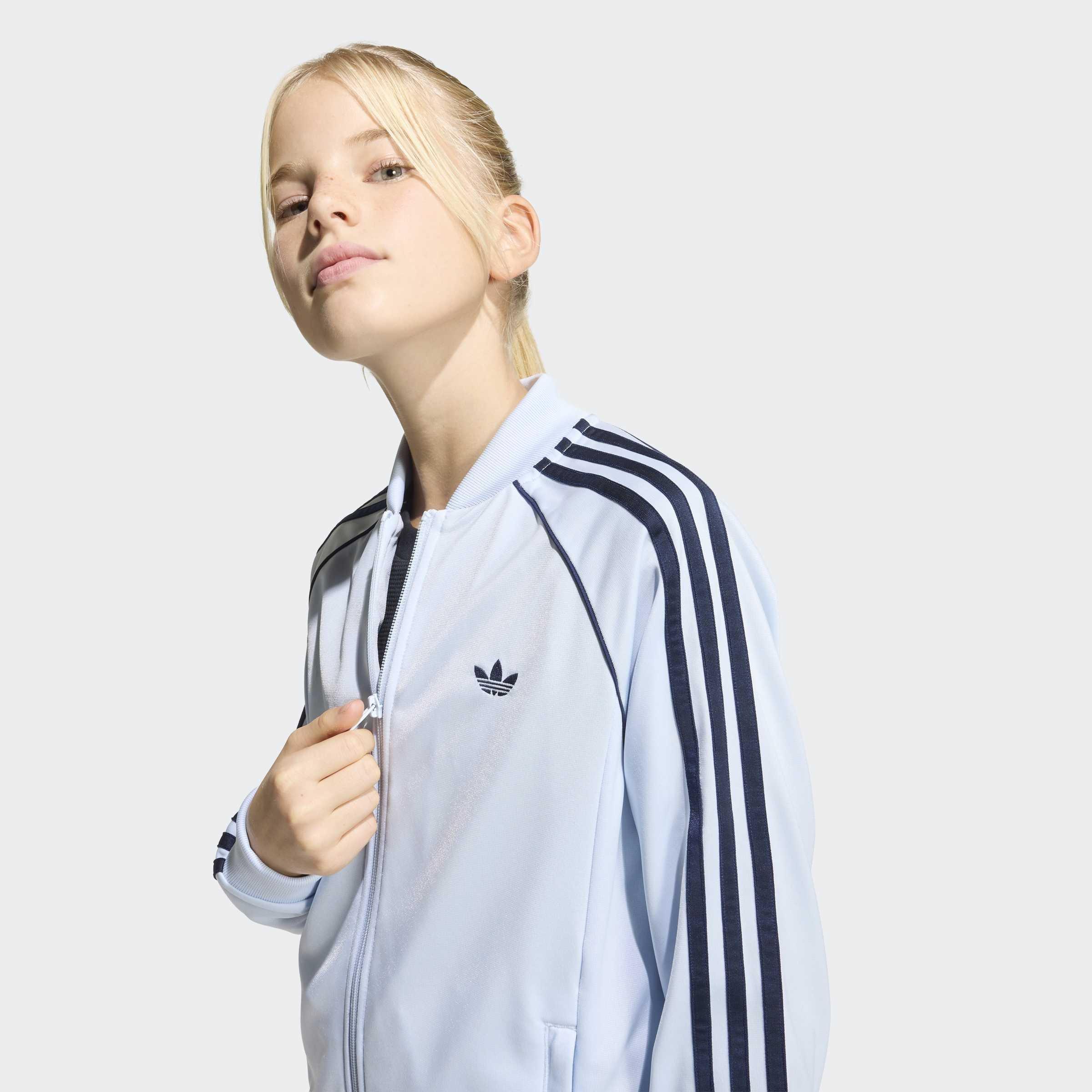 Kids Unisex SST Track Top, Blue, A701_ONE, large image number 4