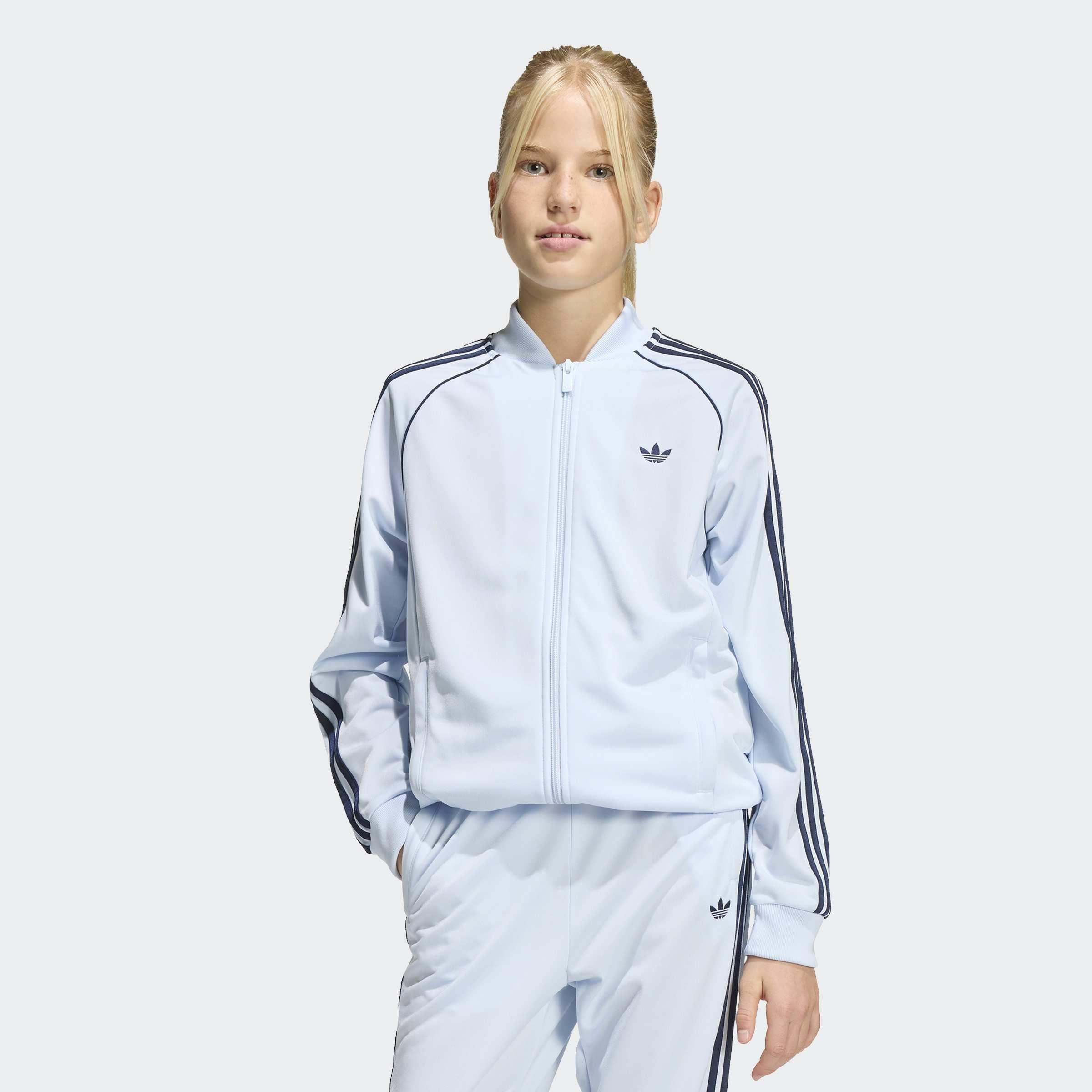 Kids Unisex SST Track Top, Blue, A701_ONE, large image number 6