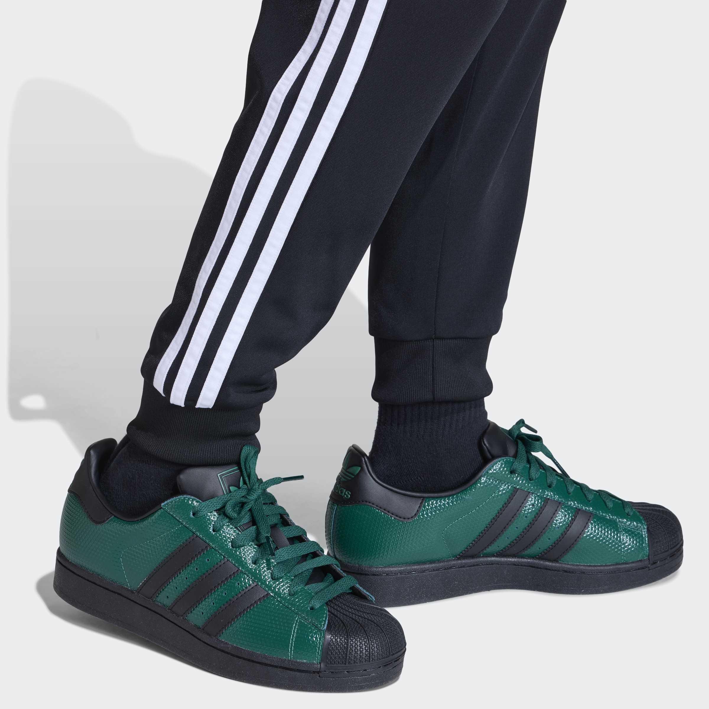 Kids Unisex SST TRACK Tracksuit Bottoms, Black, A701_ONE, large image number 2