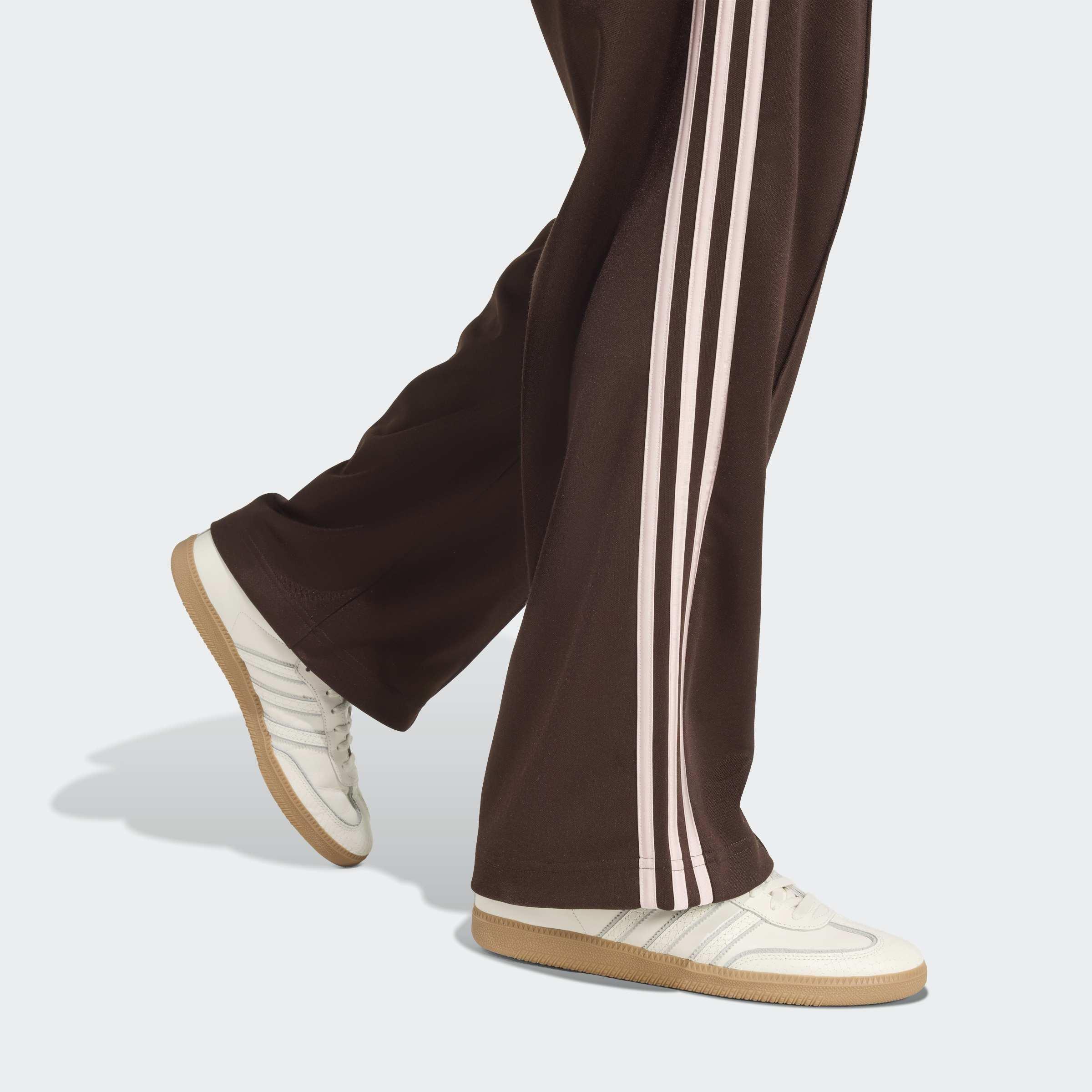 Baggy Track Trousers, Brown