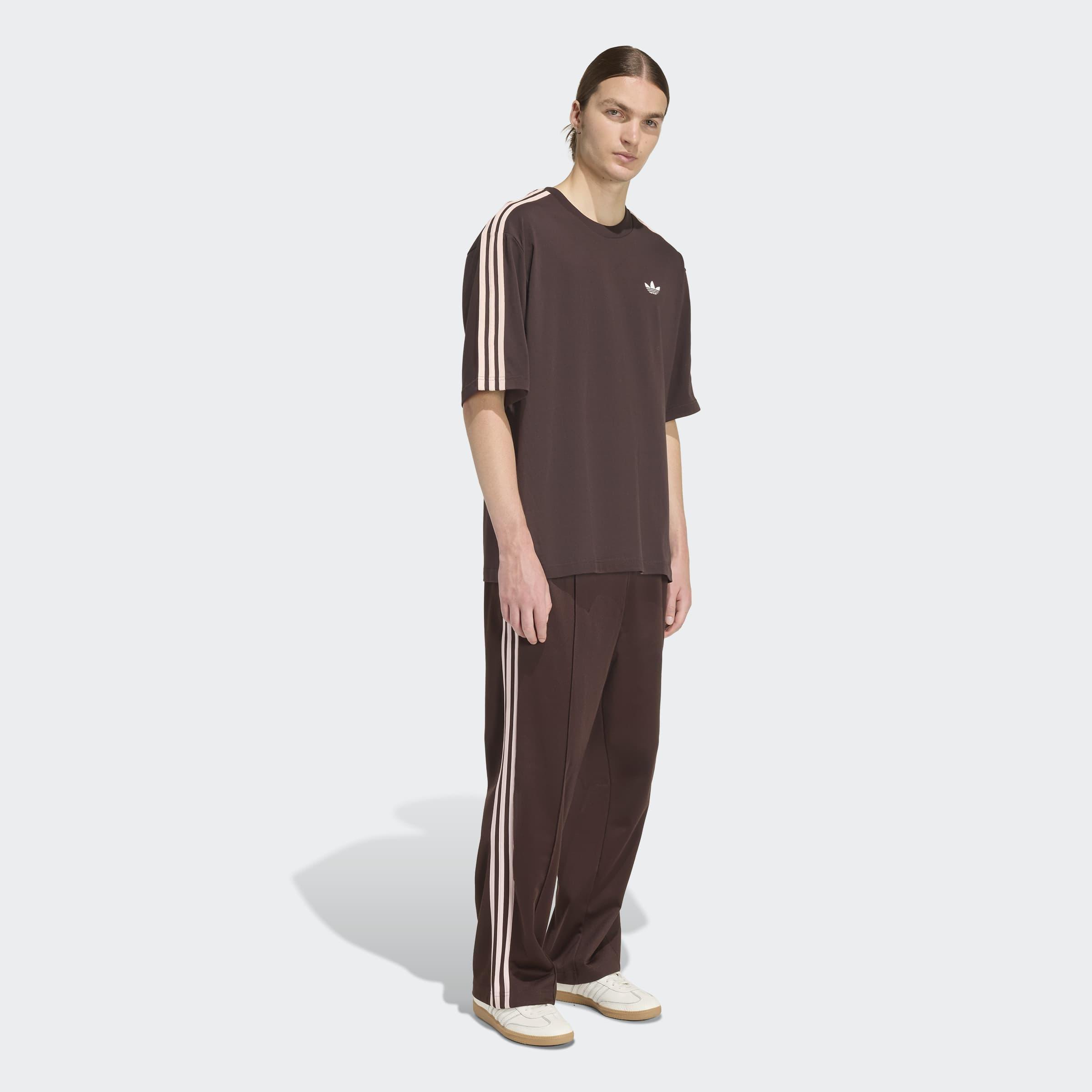 Baggy Track Trousers, Brown, A701_ONE, large image number 4