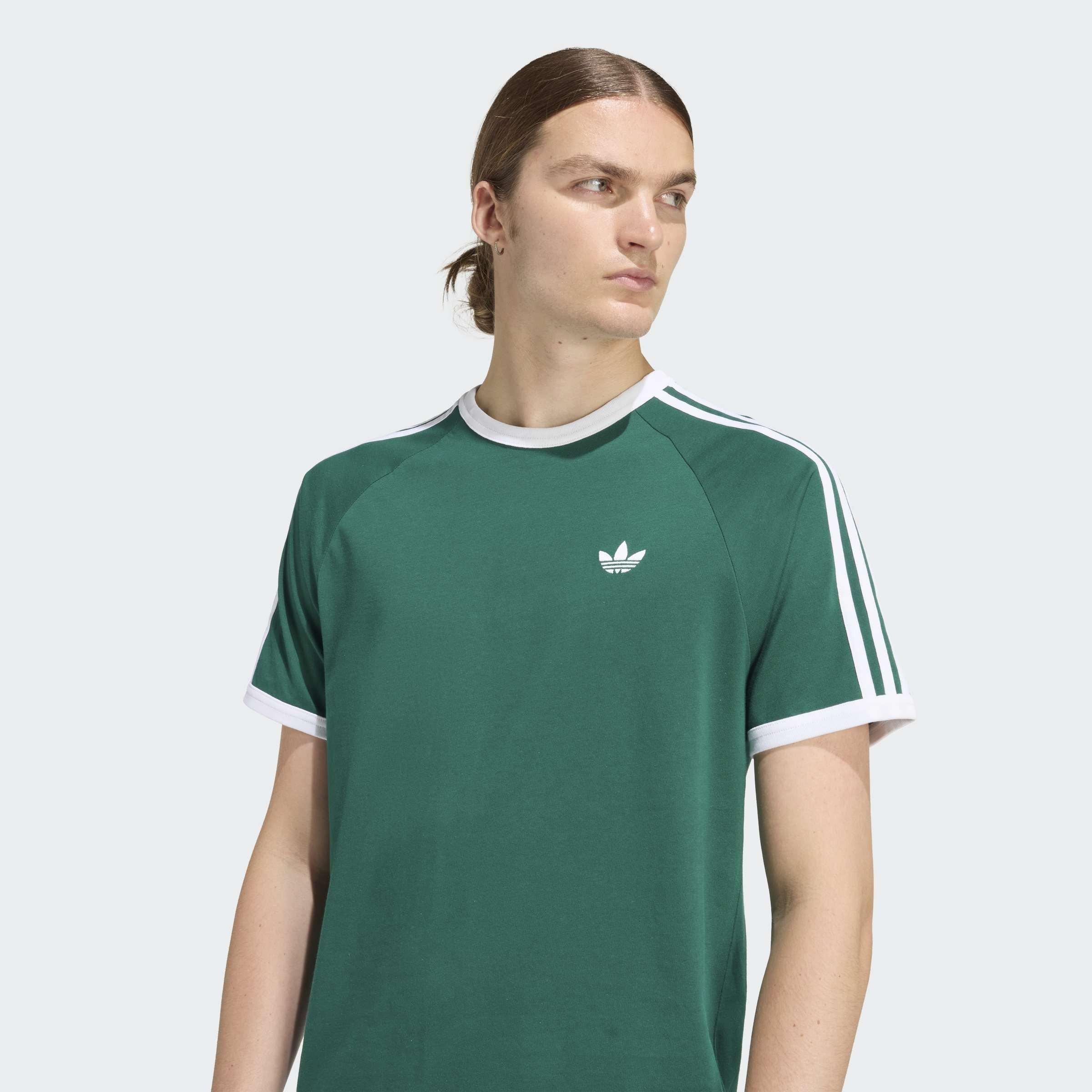 3-Stripes T-Shirt, Green, A701_ONE, large image number 3