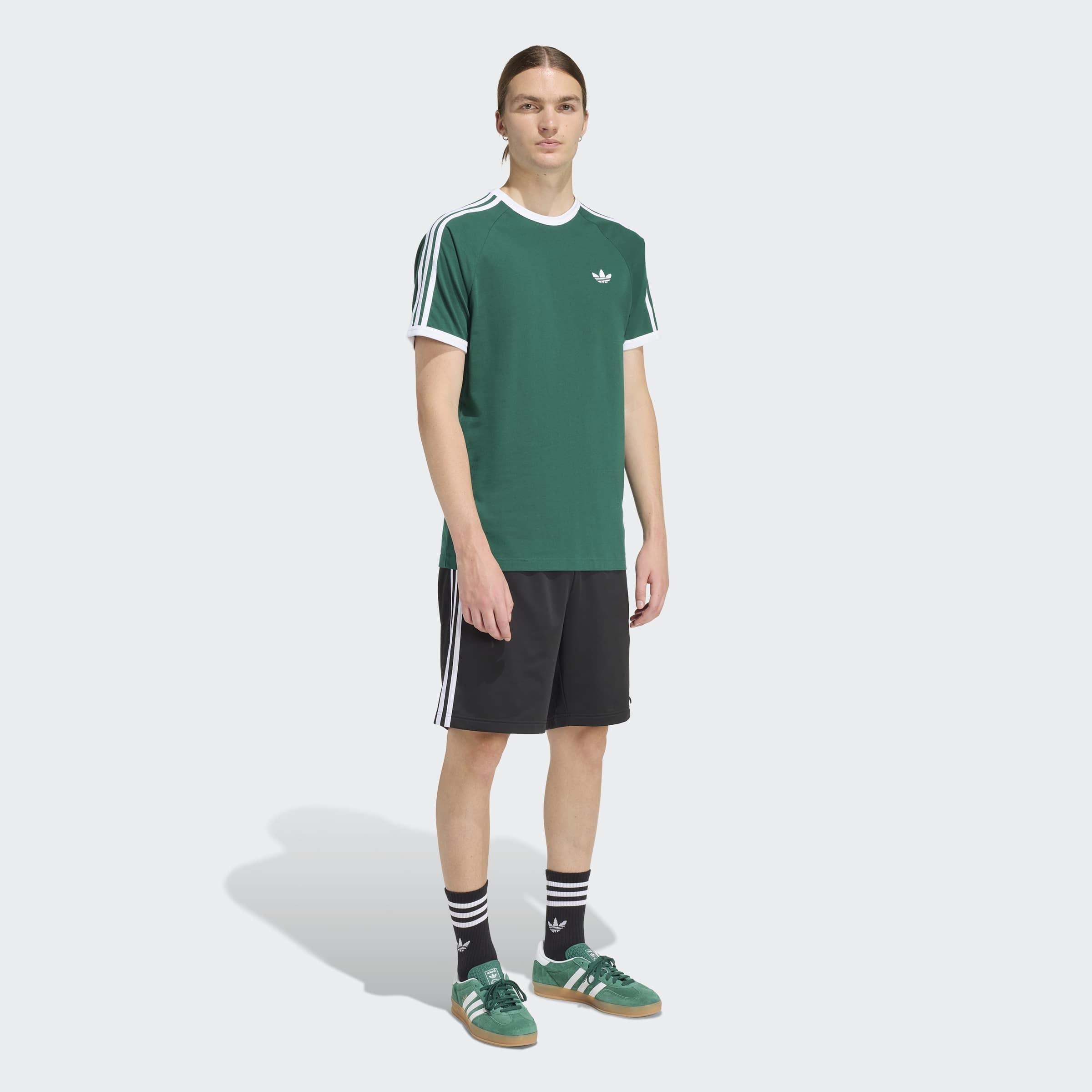 3-Stripes T-Shirt, Green, A701_ONE, large image number 4
