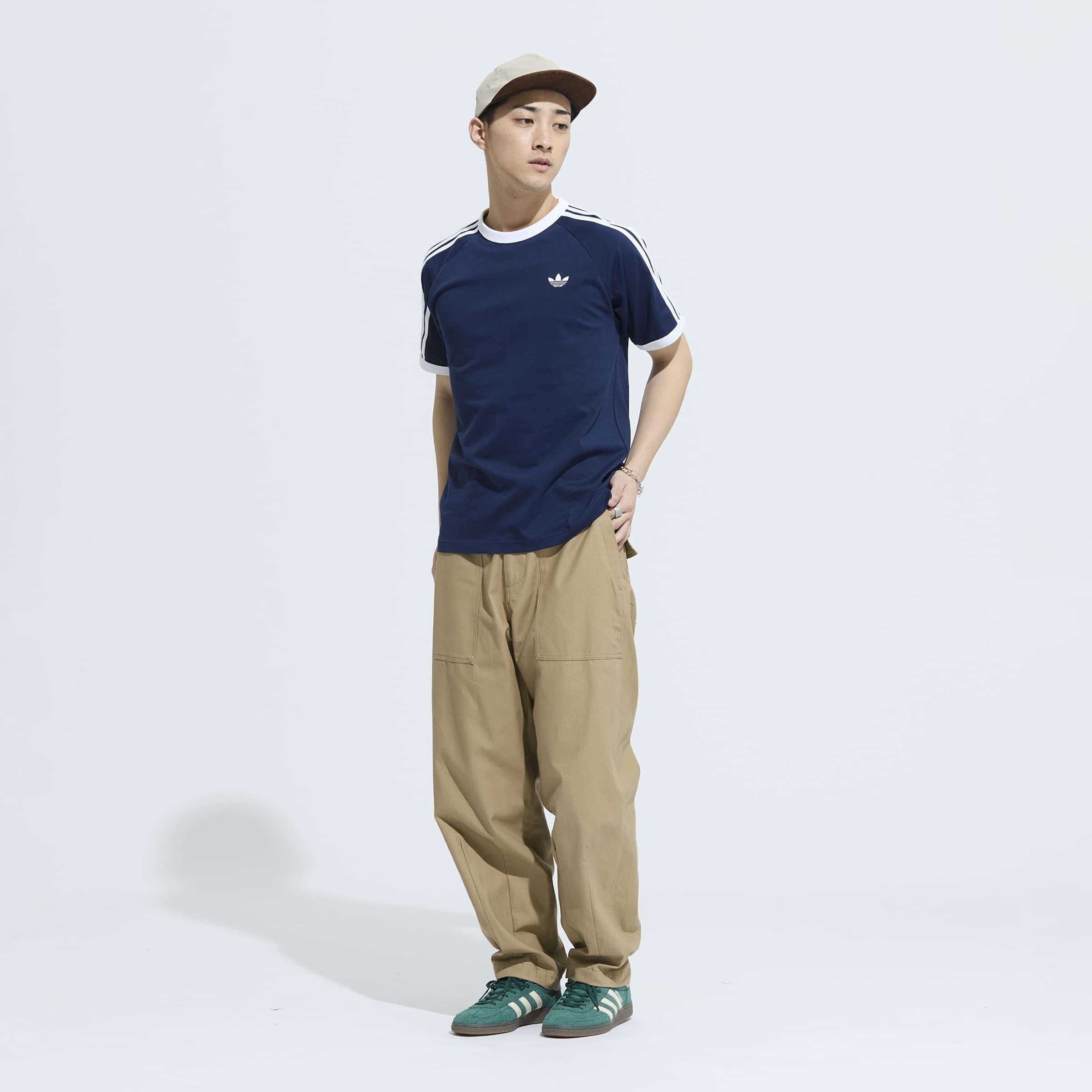 3-Stripes T-Shirt, Blue, A701_ONE, large image number 6