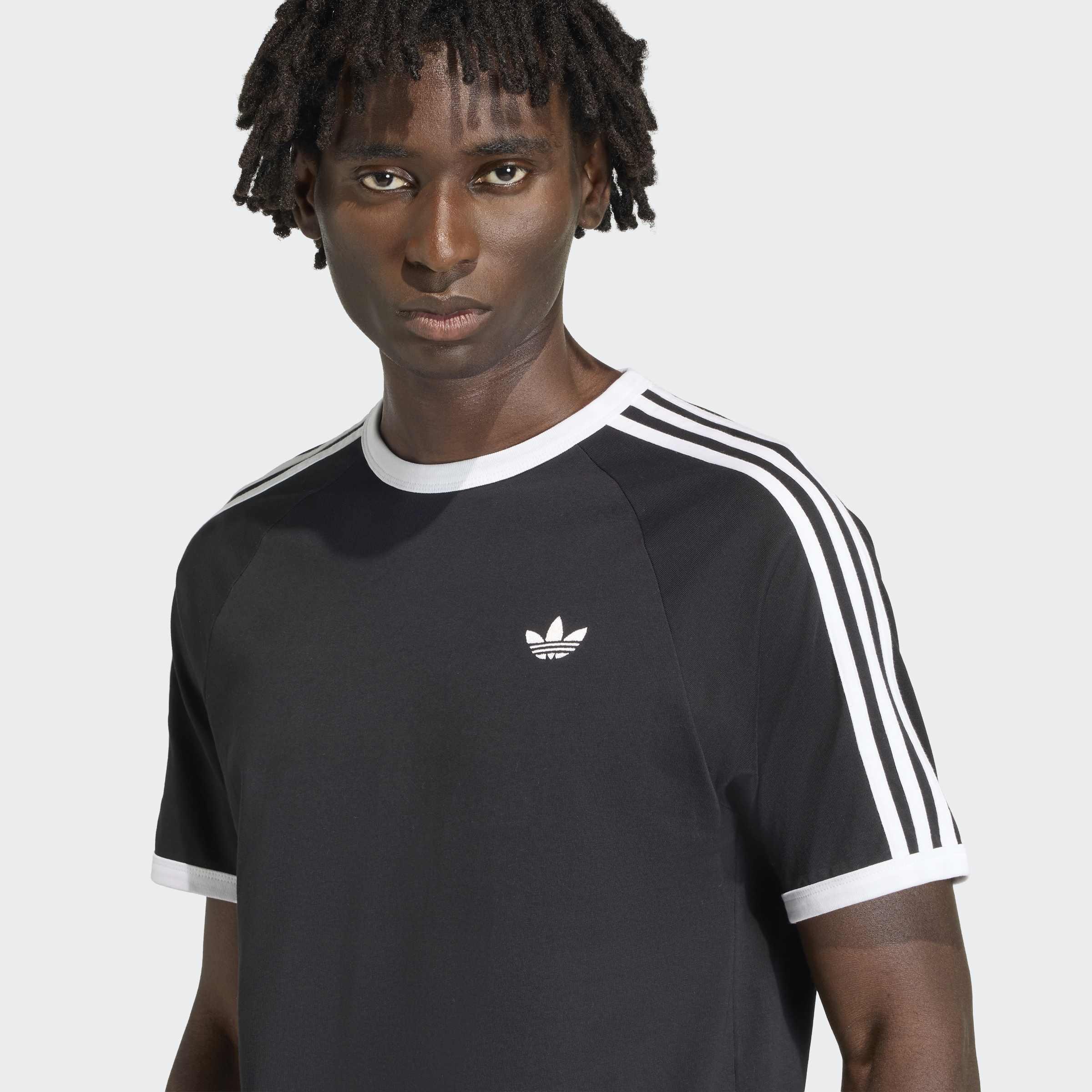 3-Stripes T-Shirt, Black, A701_ONE, large image number 2