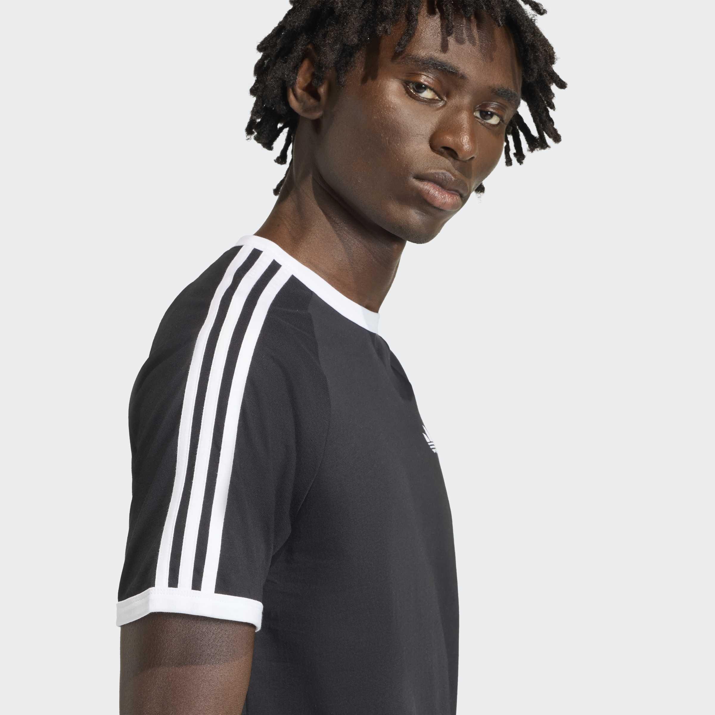 3-Stripes T-Shirt, Black, A701_ONE, large image number 3
