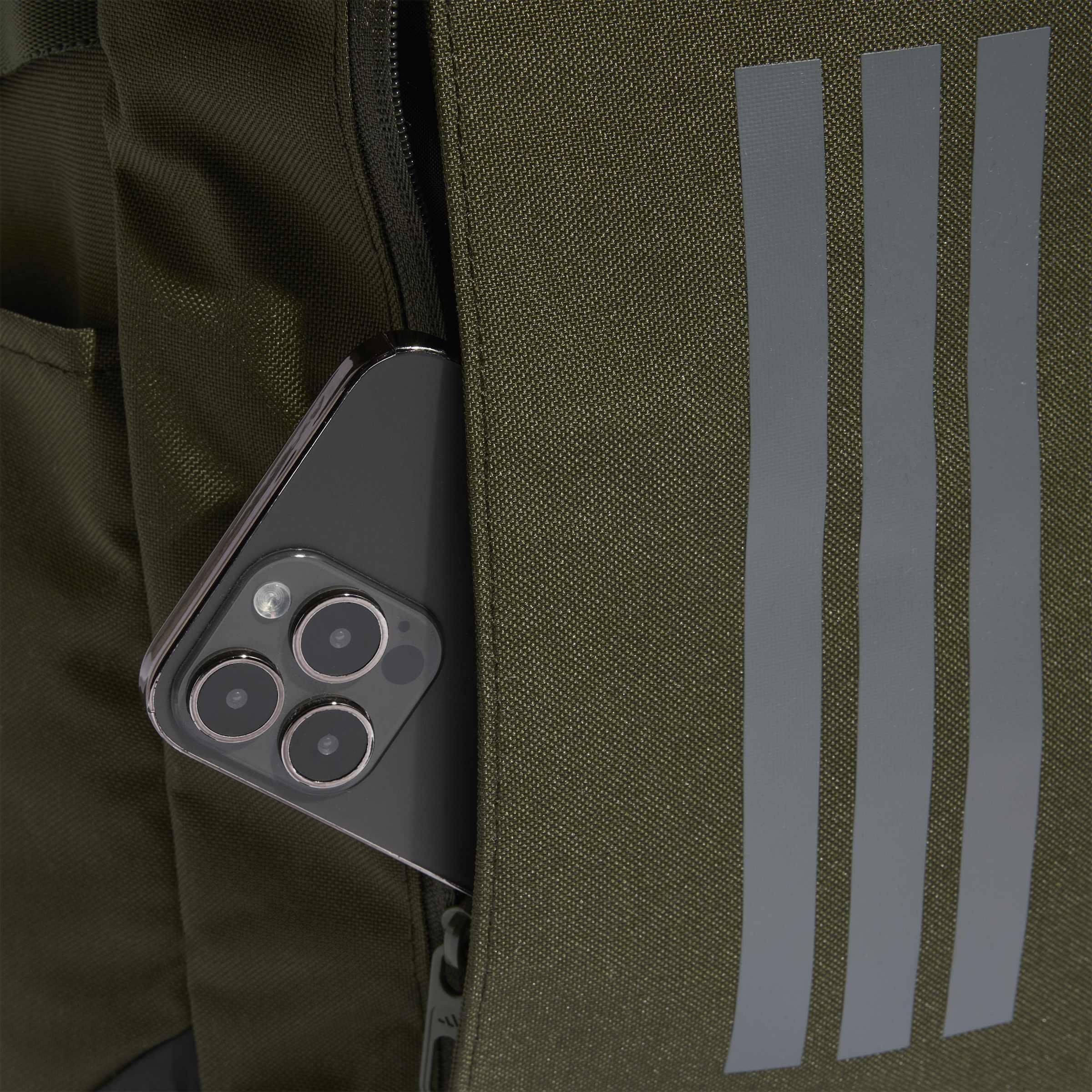 Unisex Adidas Power Backpack, Green, A701_ONE, large image number 4