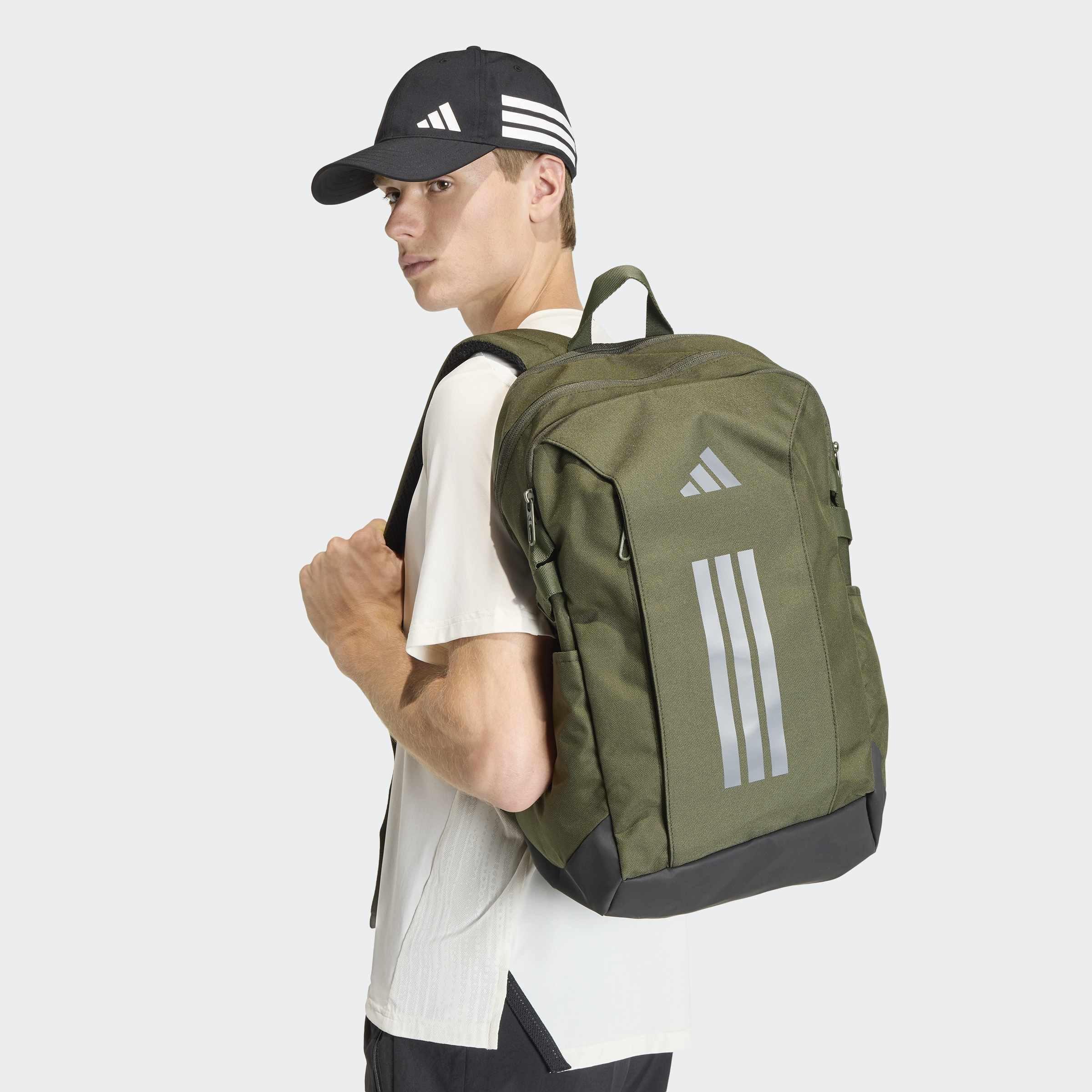 Unisex Adidas Power Backpack, Green, A701_ONE, large image number 7