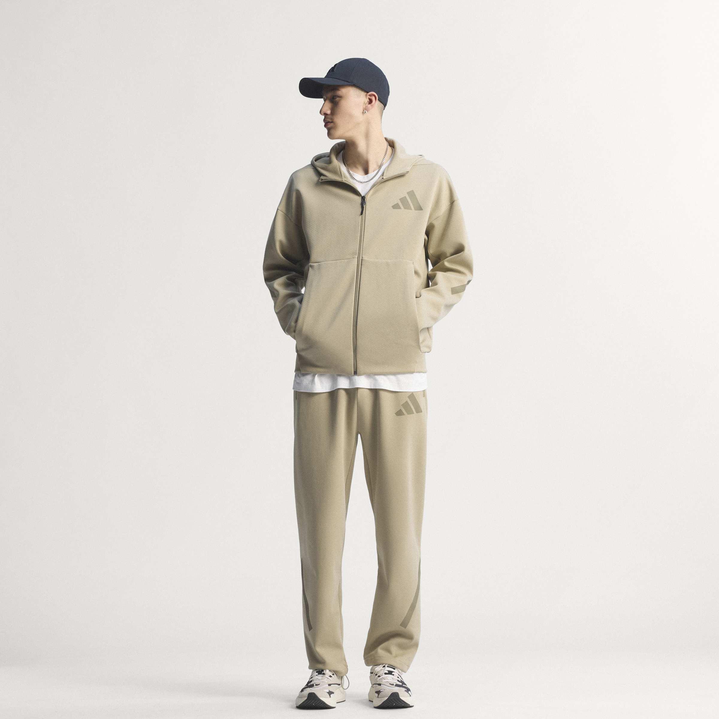 Z.N.E. Full-Zip Hooded Track Jacket, Brown, A701_ONE, large image number 7