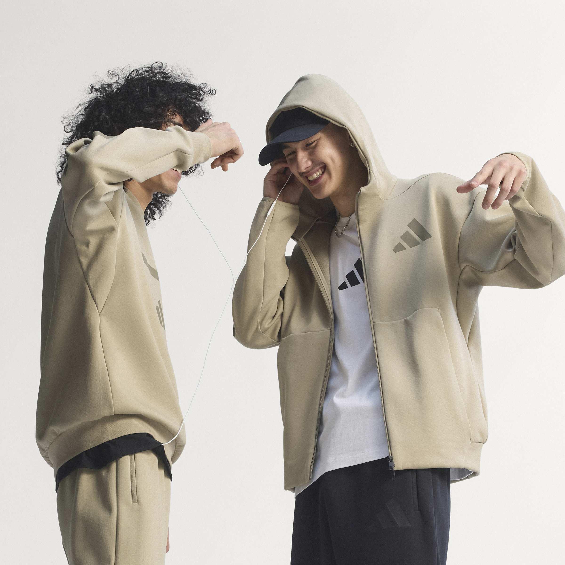 Z.N.E. Full-Zip Hooded Track Jacket, Brown, A701_ONE, large image number 13