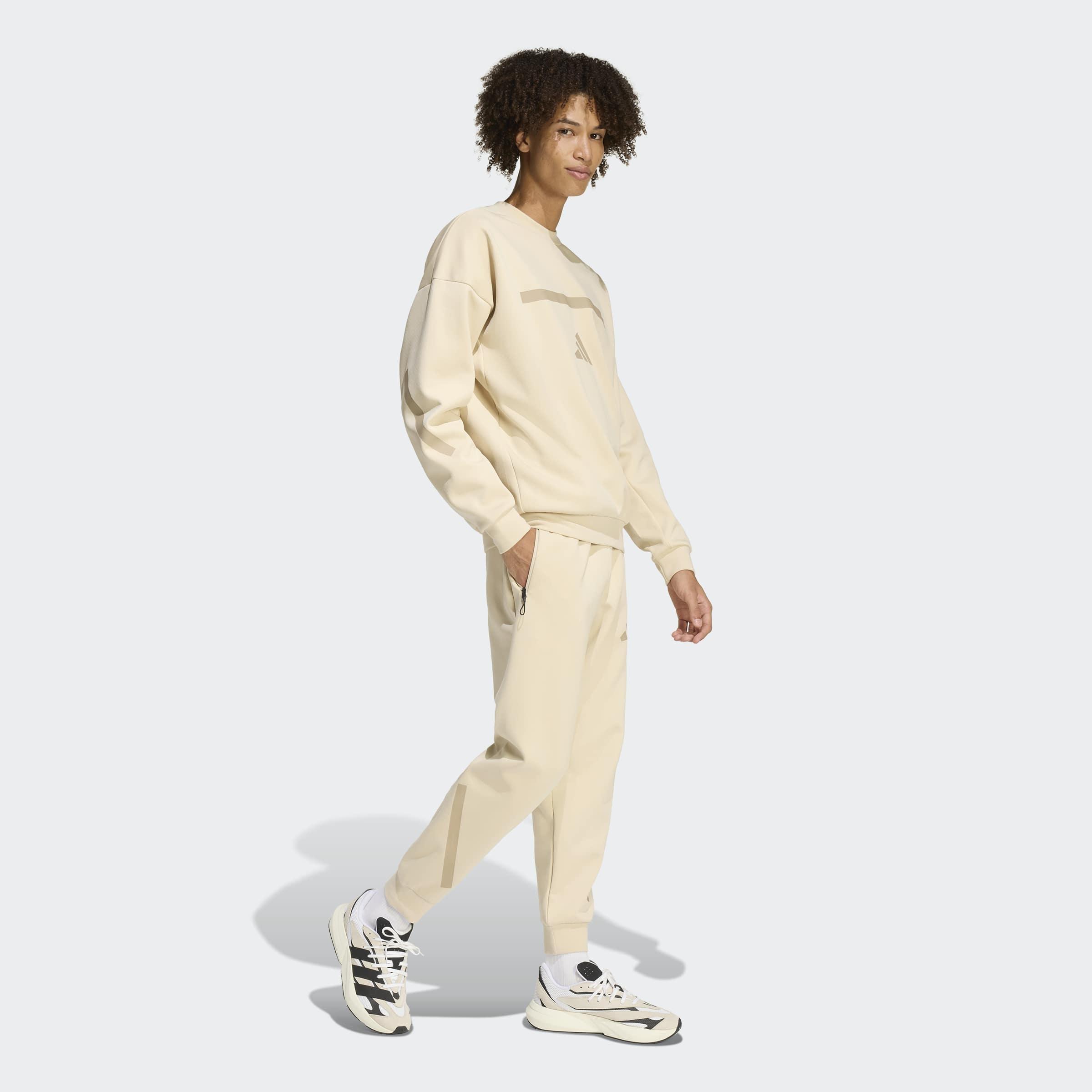 Z.N.E. Tracksuit Bottoms, Beige, A701_ONE, large image number 4