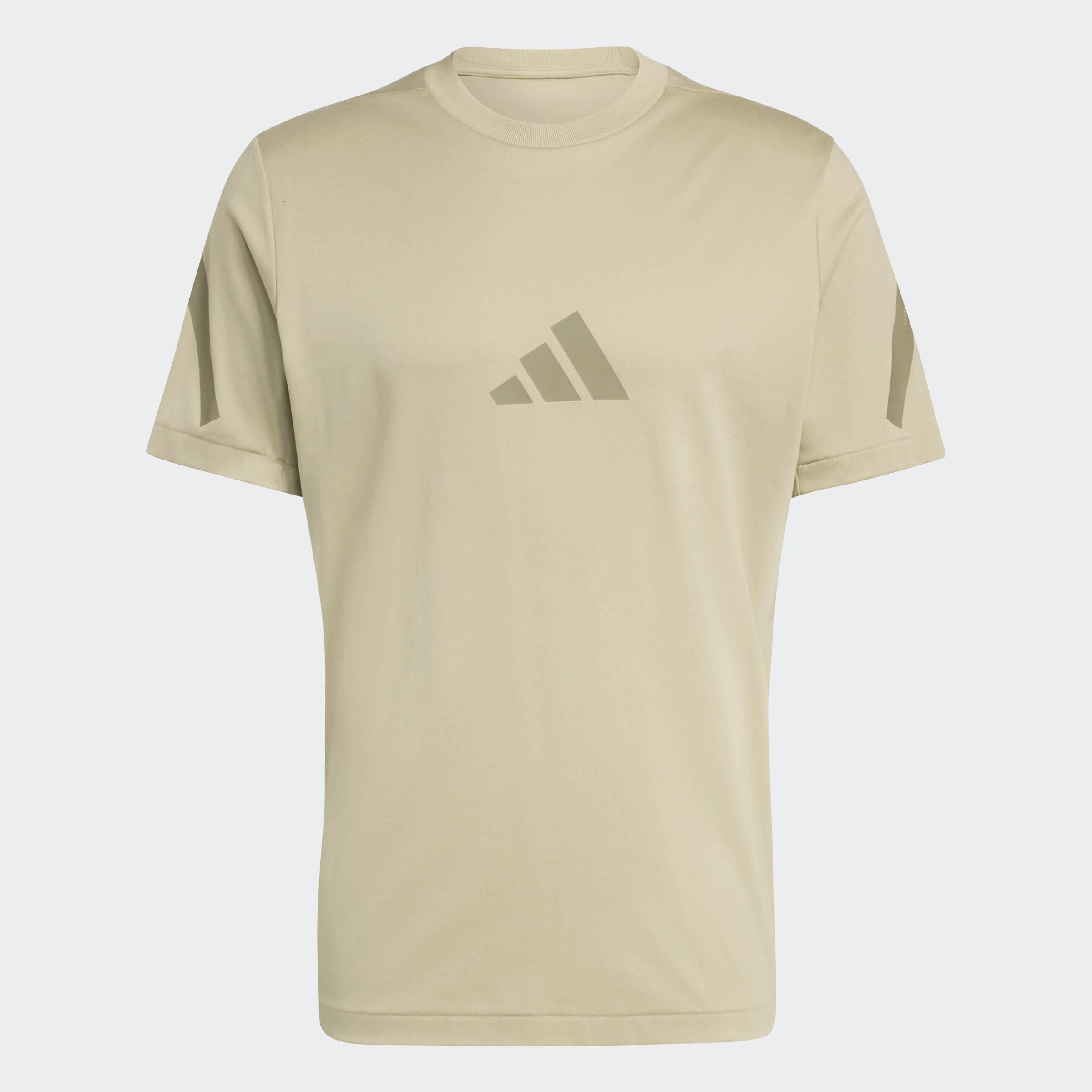 adidas Z.N.E. T-Shirt, Brown, A701_ONE, medium