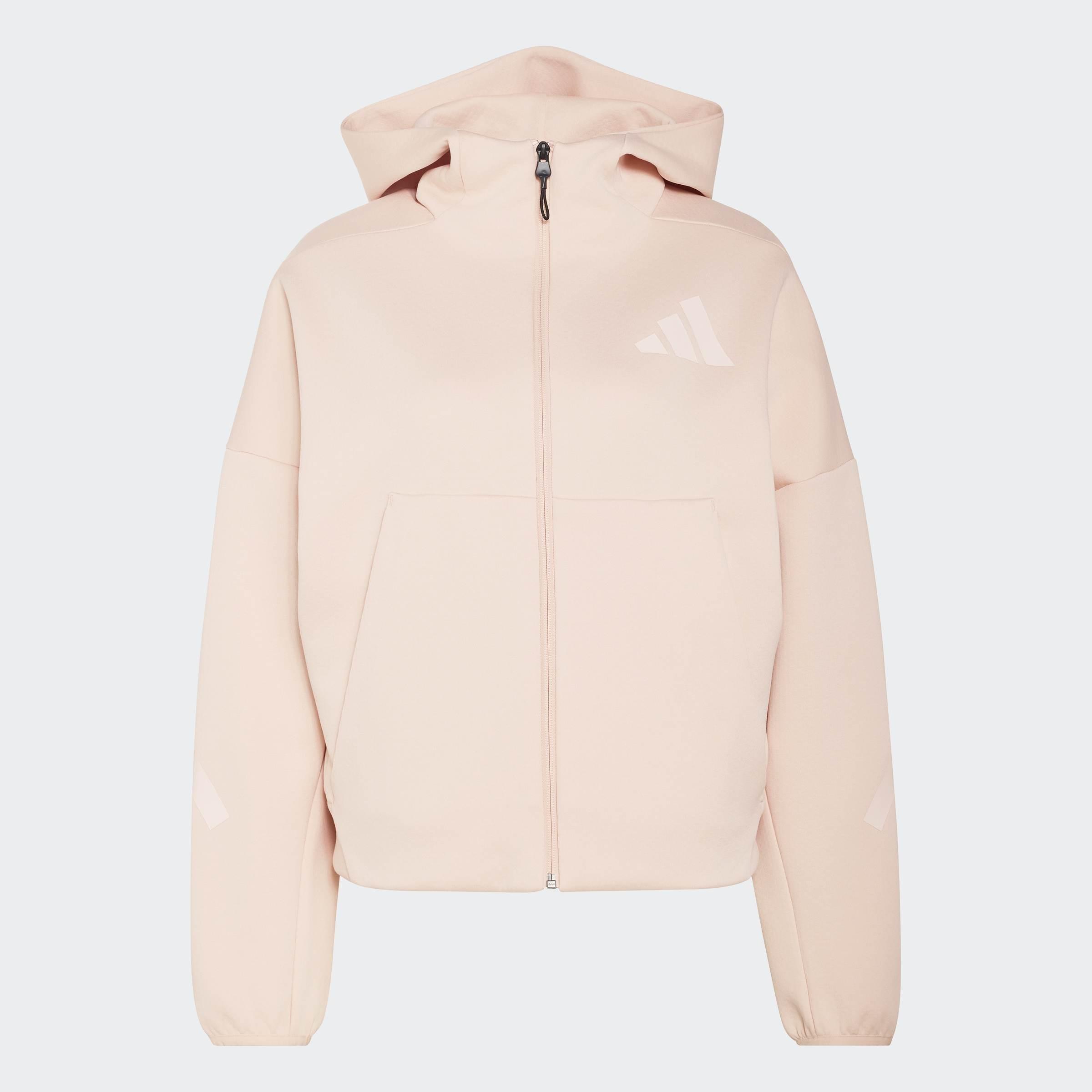 adidas Z.N.E. Full-Zip Hoodie, Pink, A701_ONE, large image number 0
