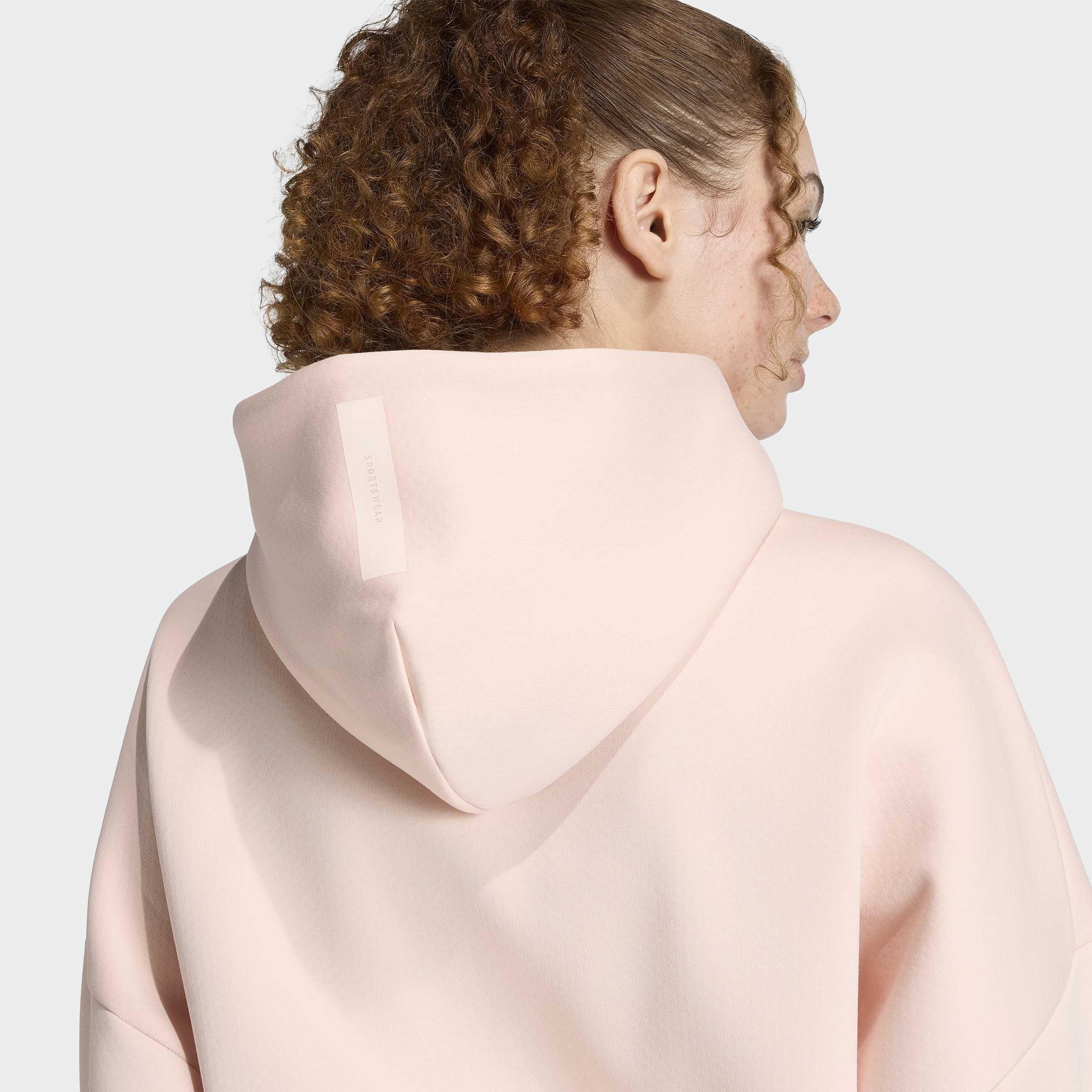 adidas Z.N.E. Full-Zip Hoodie, Pink, A701_ONE, large image number 3