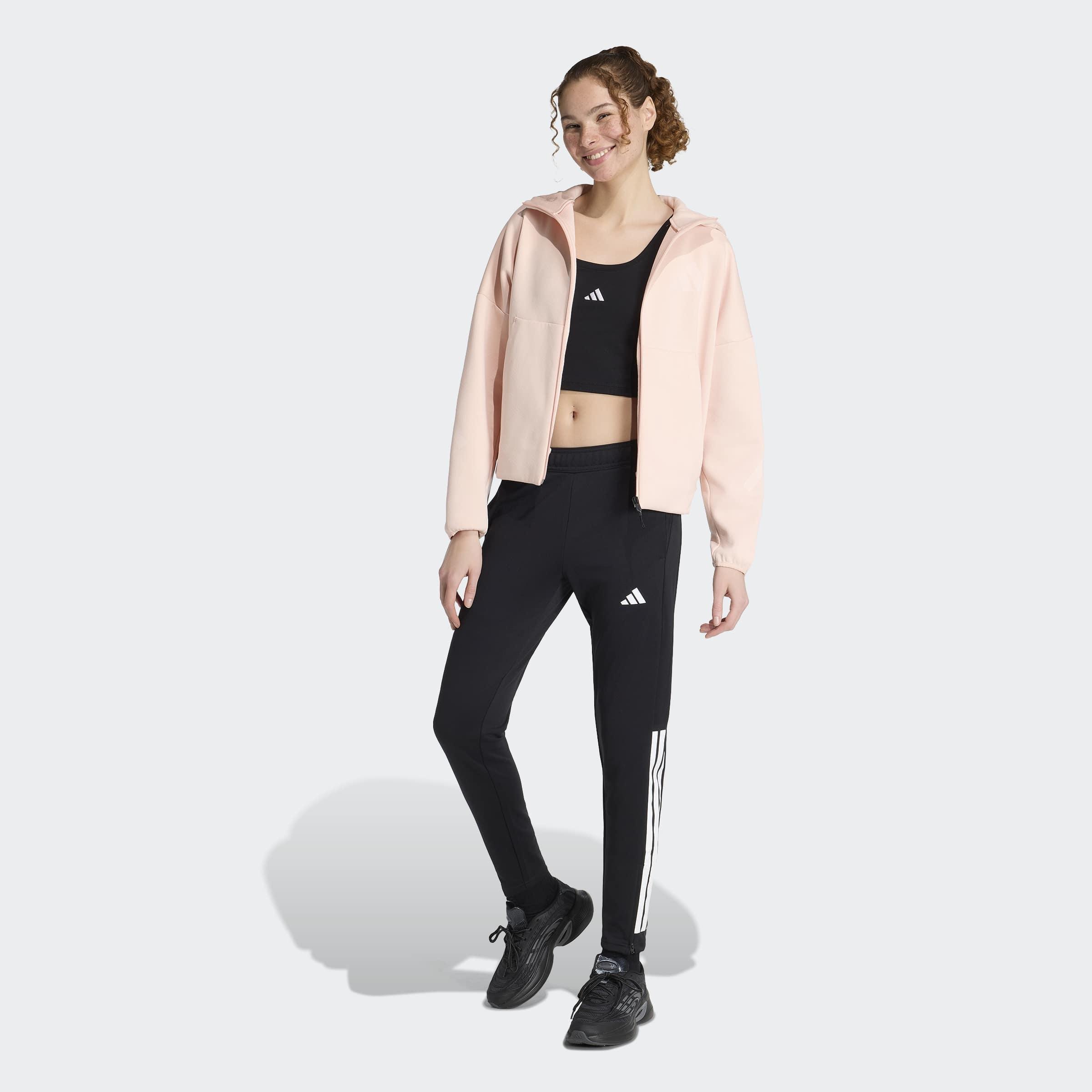 adidas Z.N.E. Full-Zip Hoodie, Pink, A701_ONE, large image number 6