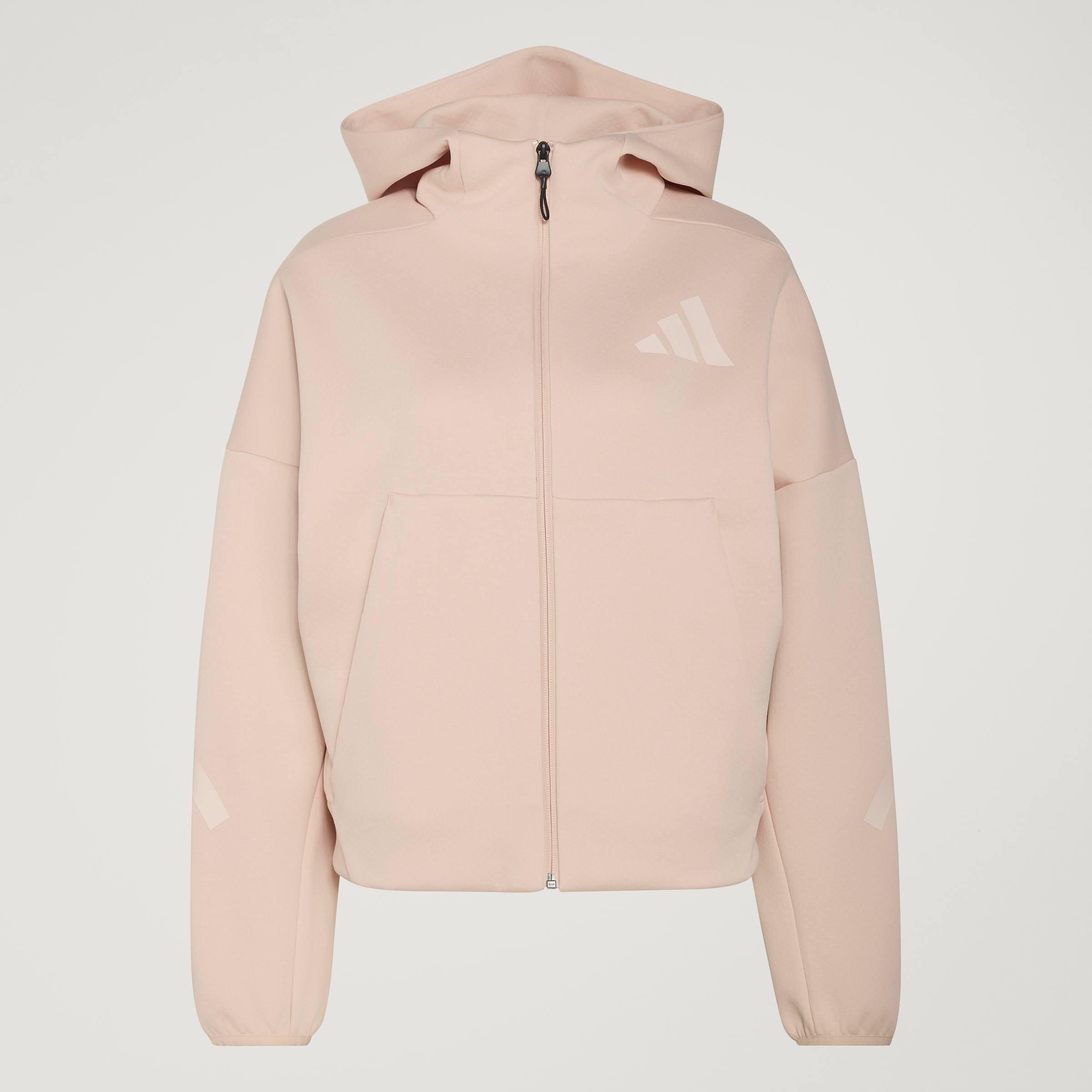 adidas Z.N.E. Full-Zip Hoodie, Pink, A701_ONE, large image number 7