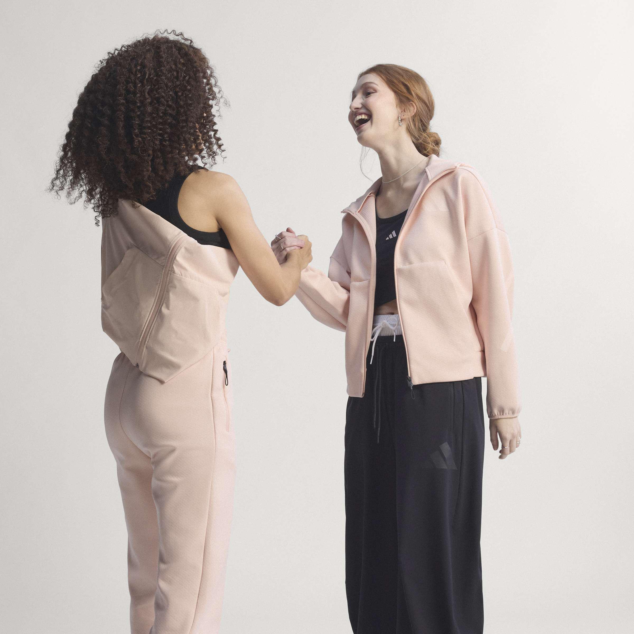 adidas Z.N.E. Full-Zip Hoodie, Pink, A701_ONE, large image number 9